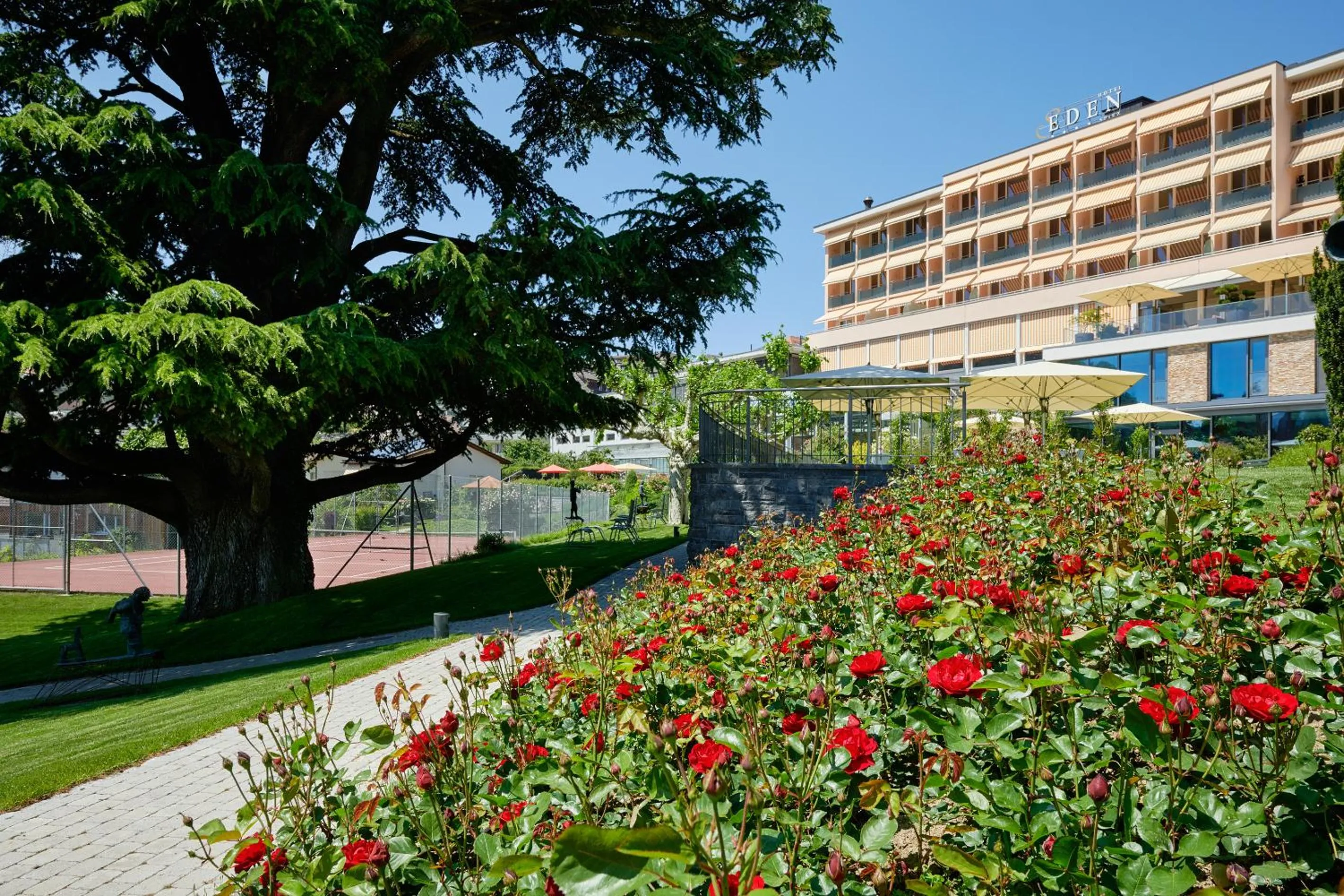 Property building in Hotel Eden Spiez