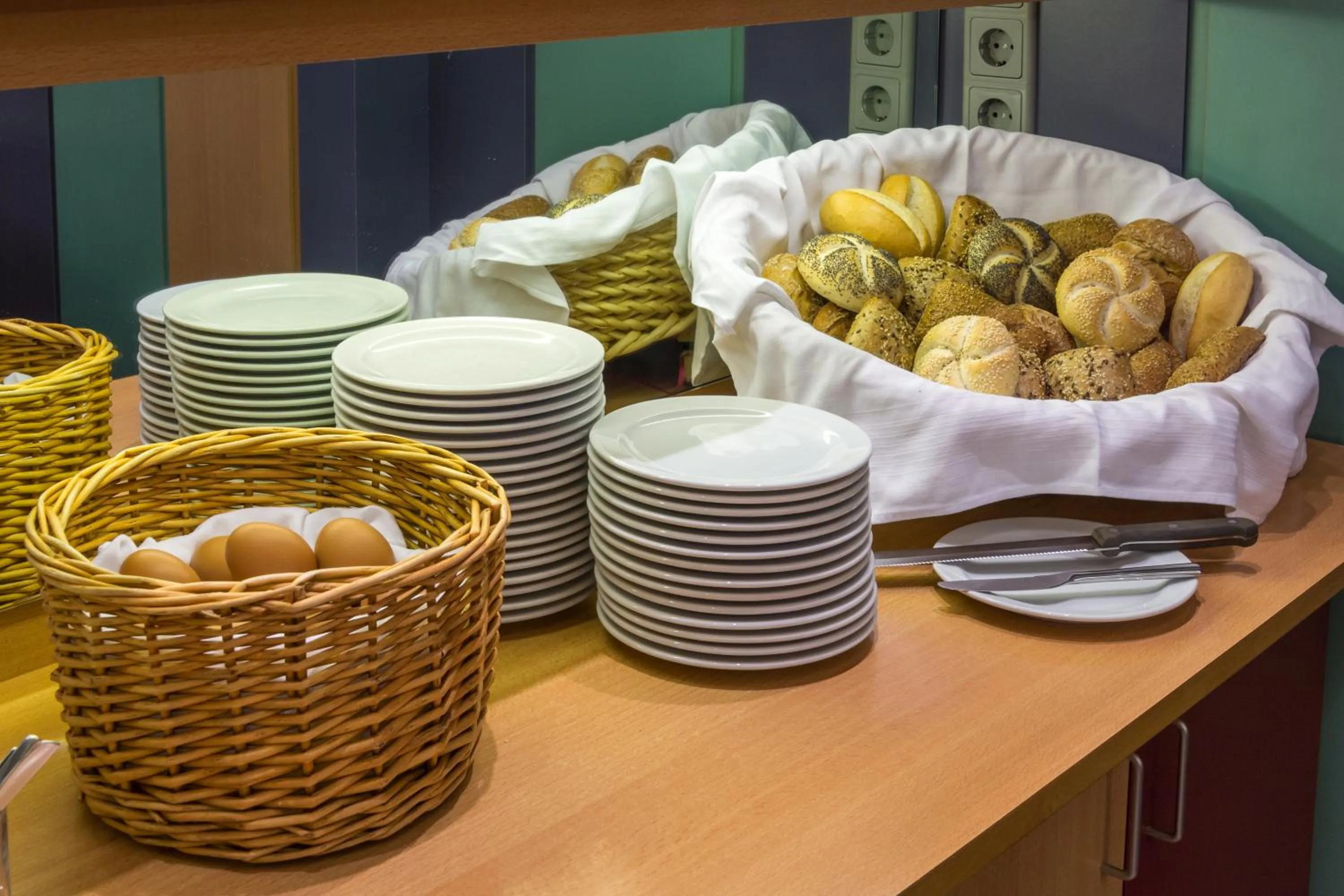 Buffet breakfast in CVJM Hotel am Wollmarkt