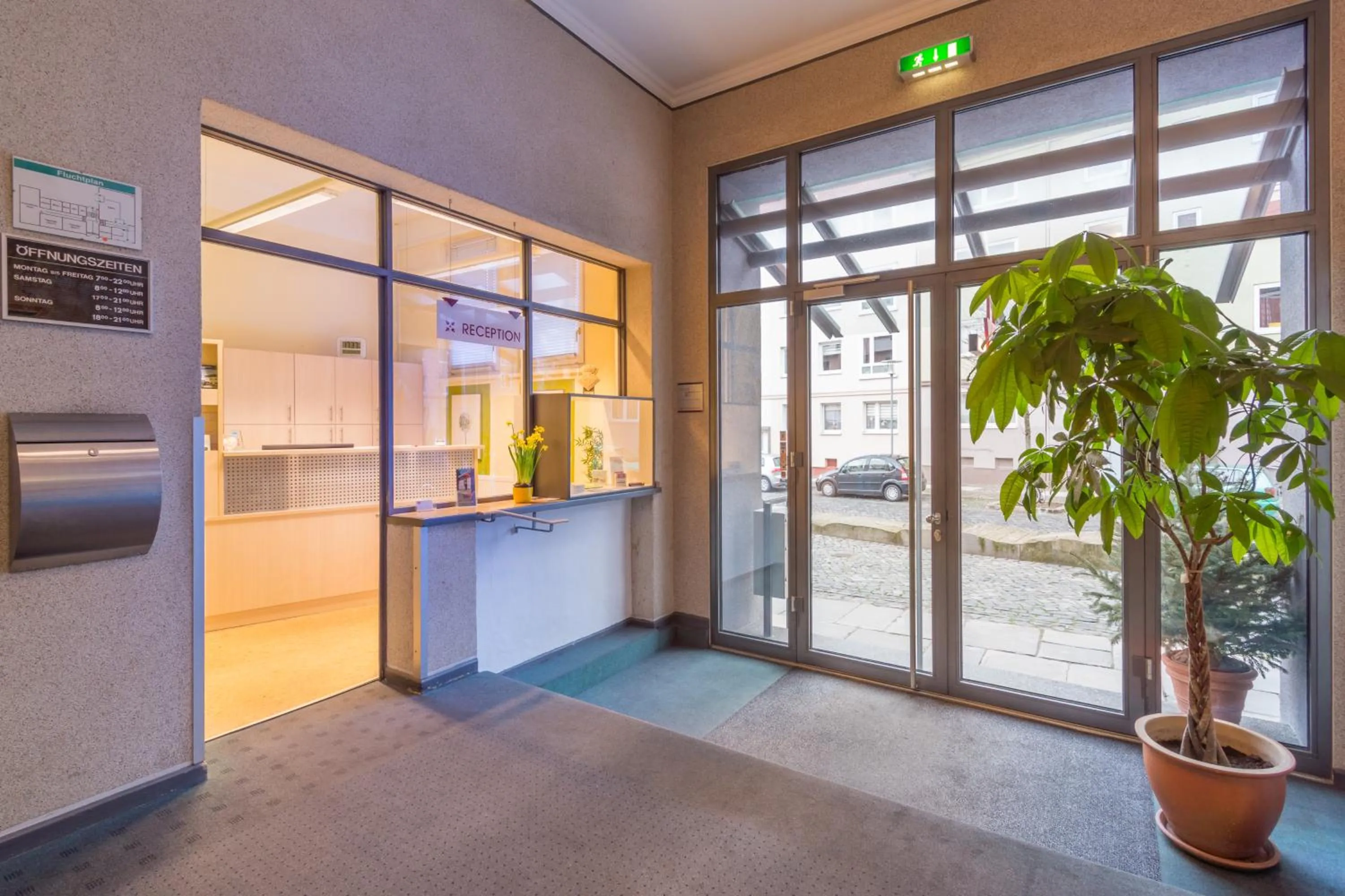 Lobby or reception in CVJM Hotel am Wollmarkt