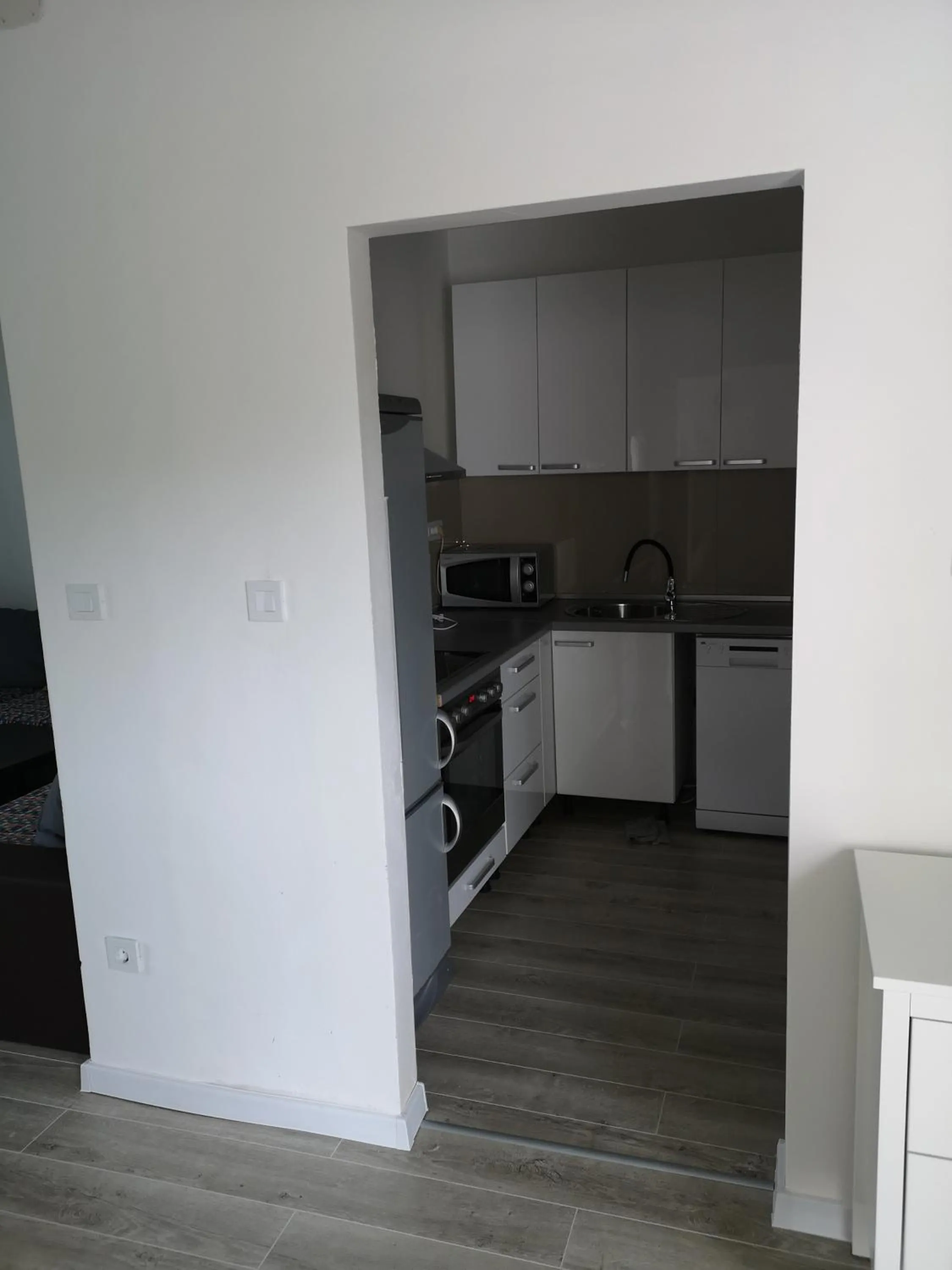 Kitchen or kitchenette in Apartmani Alma