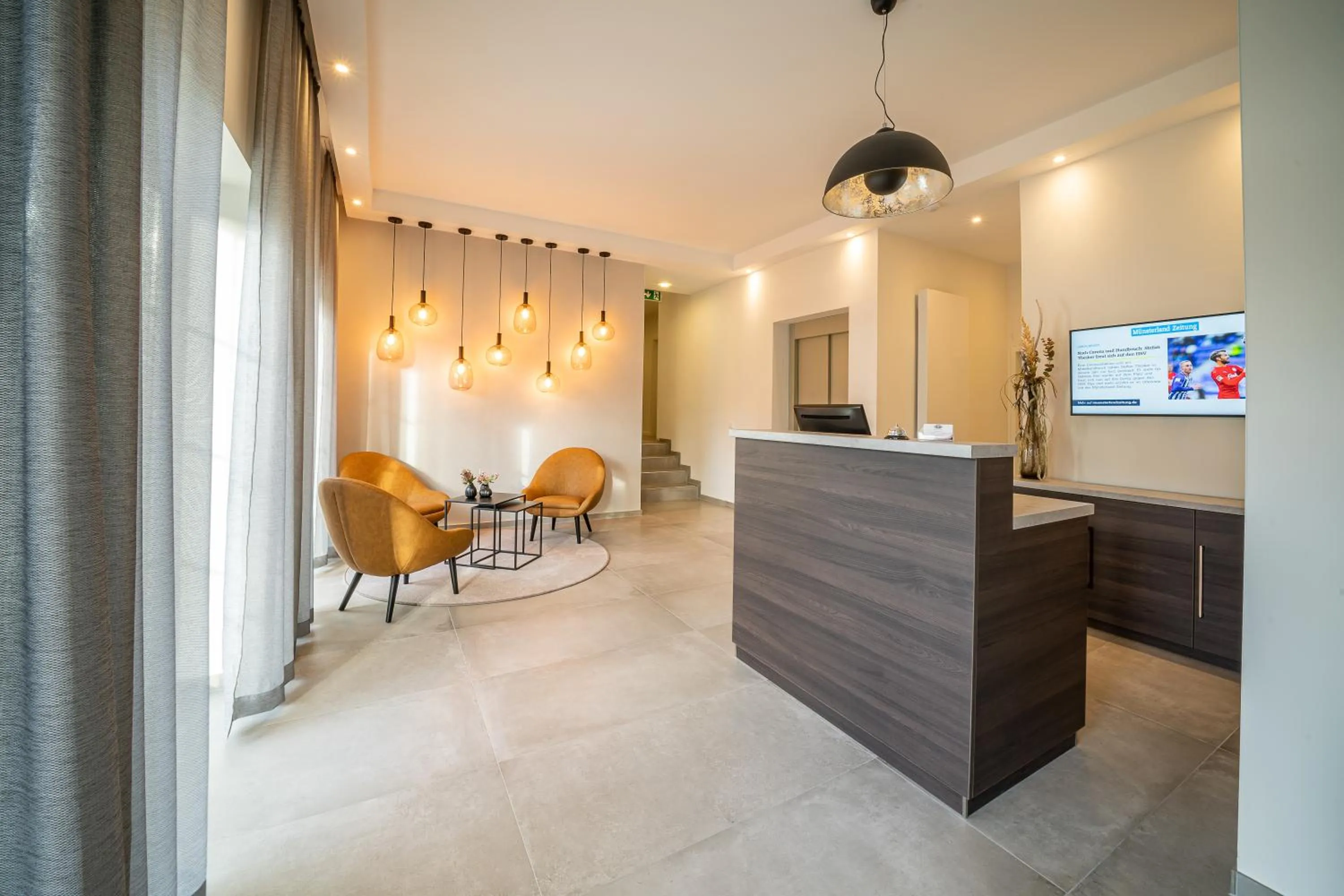 Lobby or reception in Hotel Meyerink