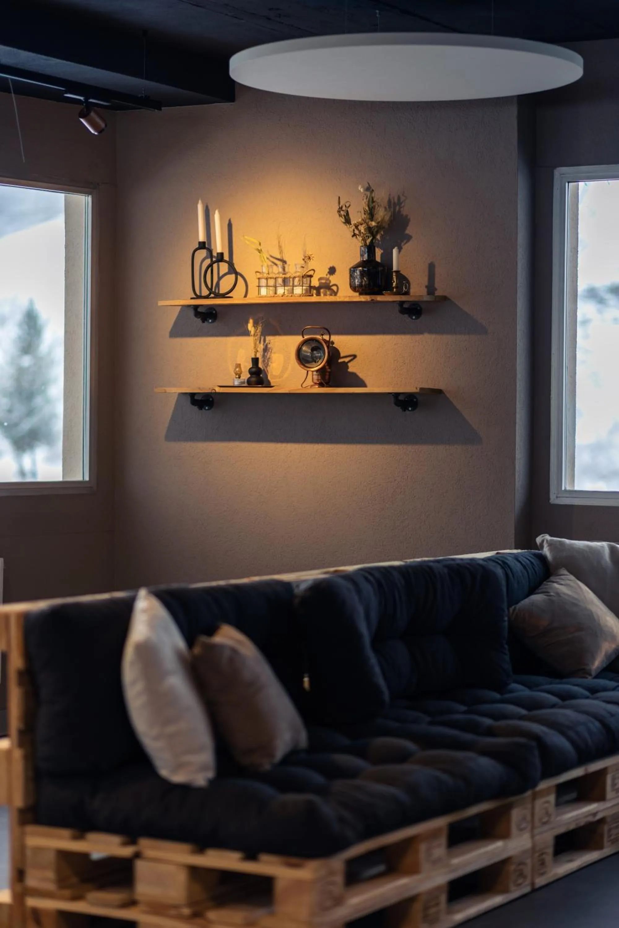 Seating area in Hotel Mountime