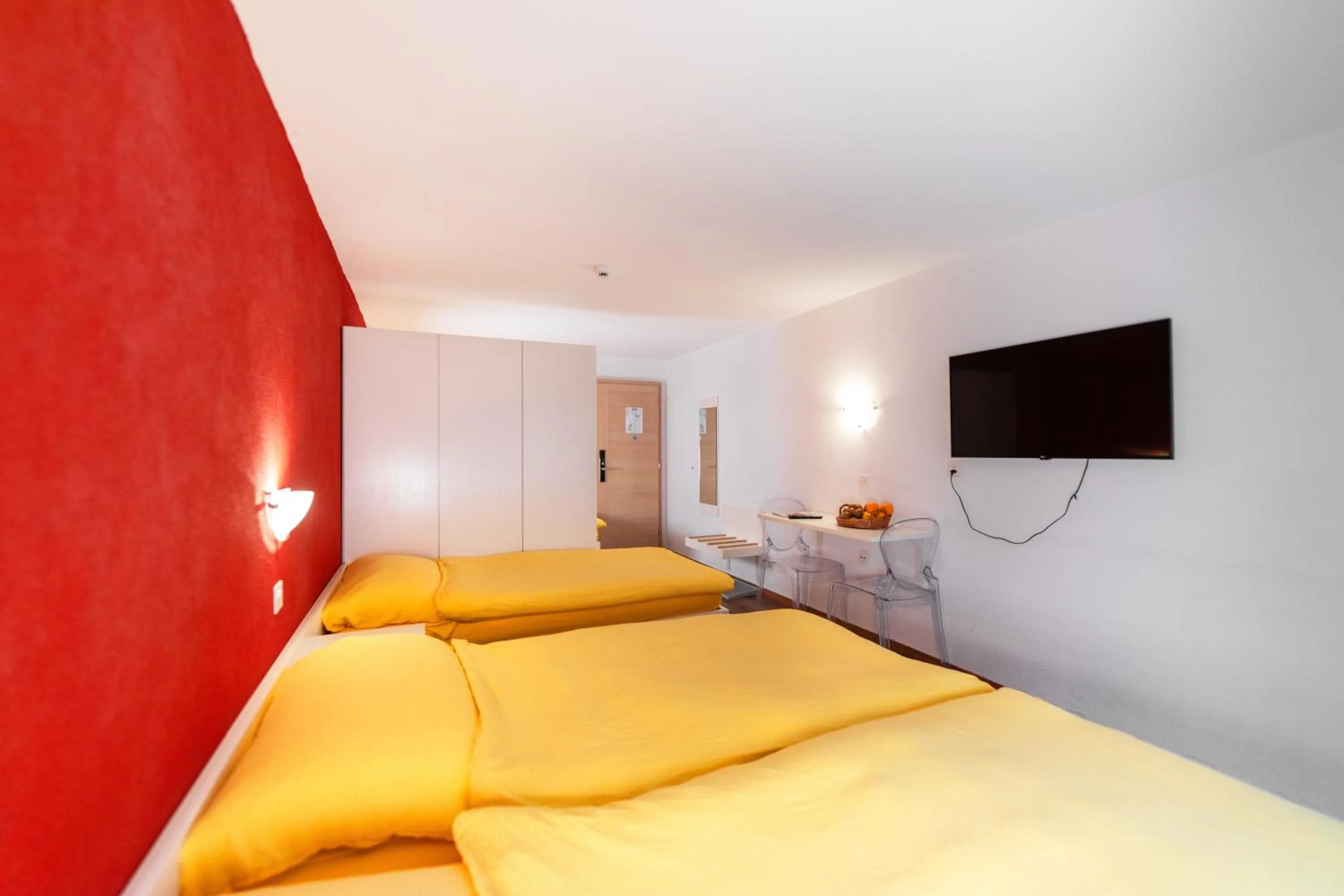 Bed in Hotel Mountime