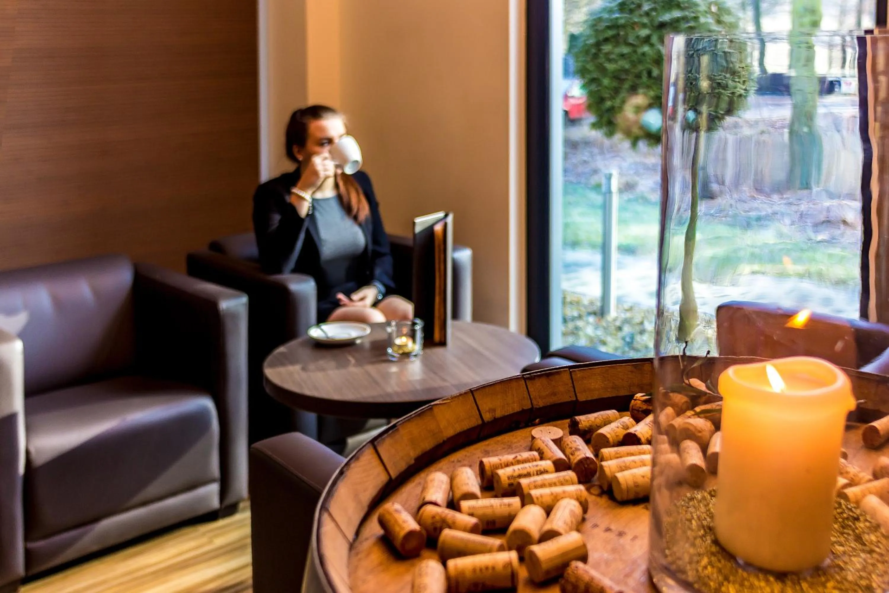 Lounge or bar in Parkhotel Ahrbergen