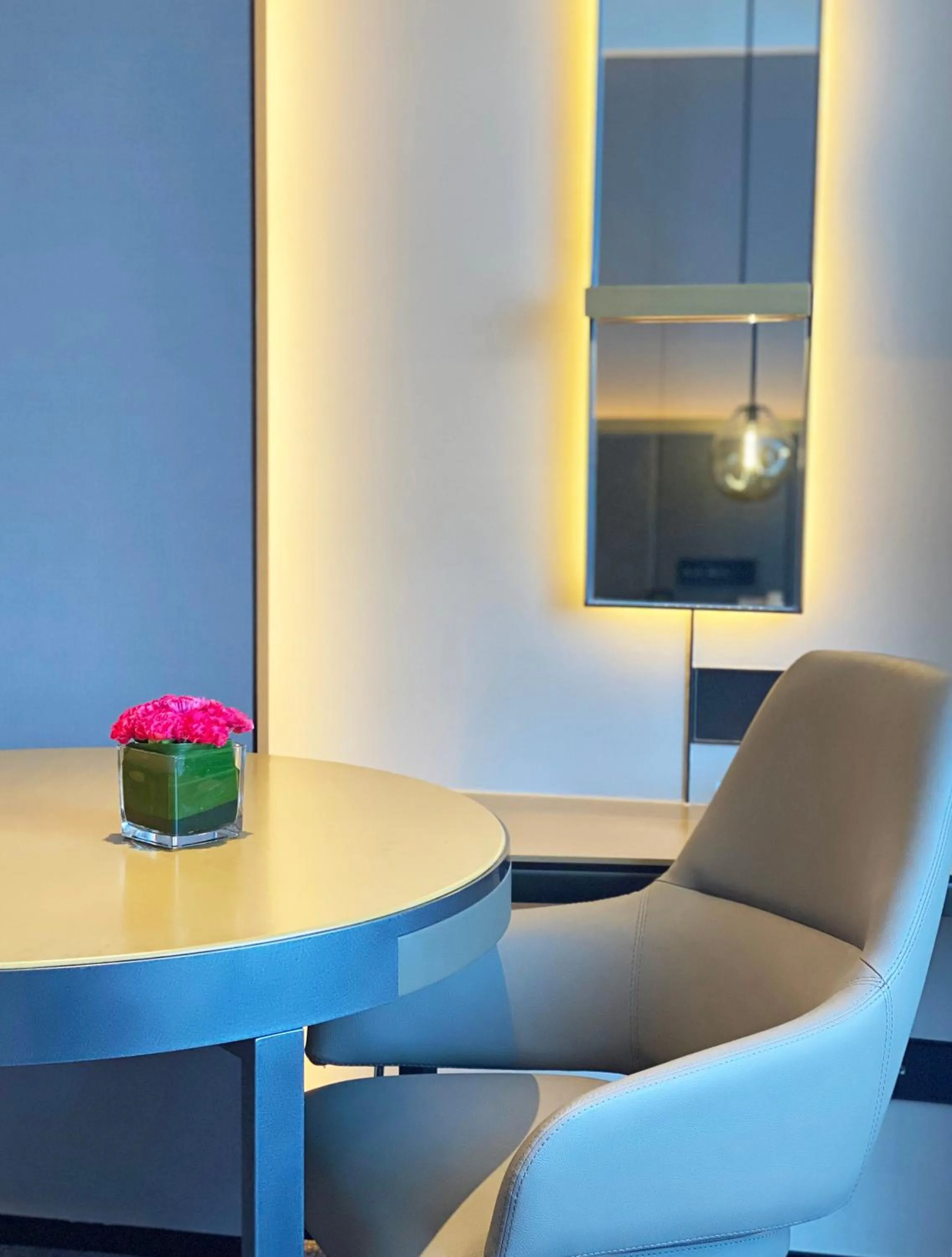 Seating area in Crowne Plaza Shanghai Fudan by IHG