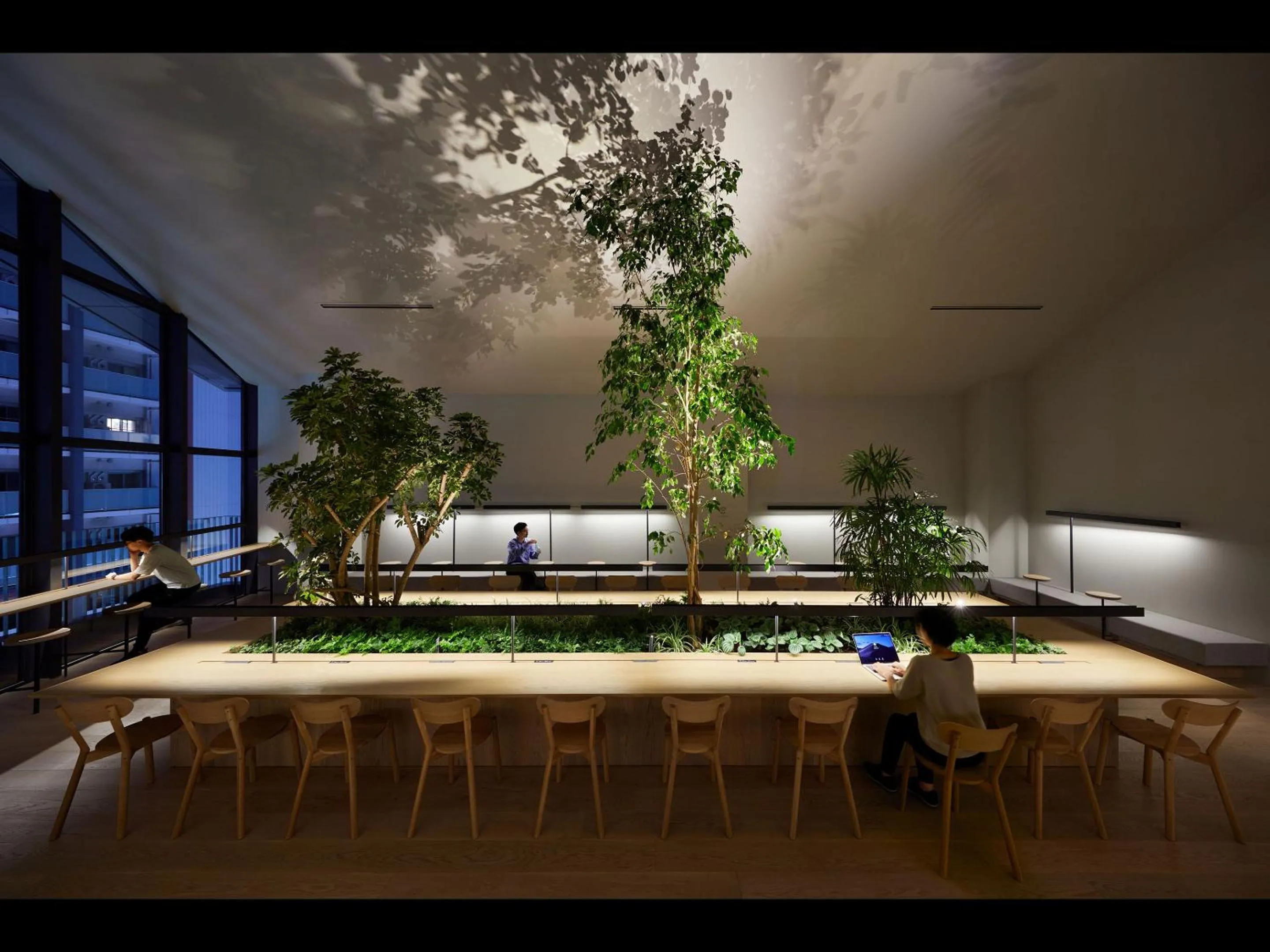 Lobby or reception in 9h nine hours Hakata station