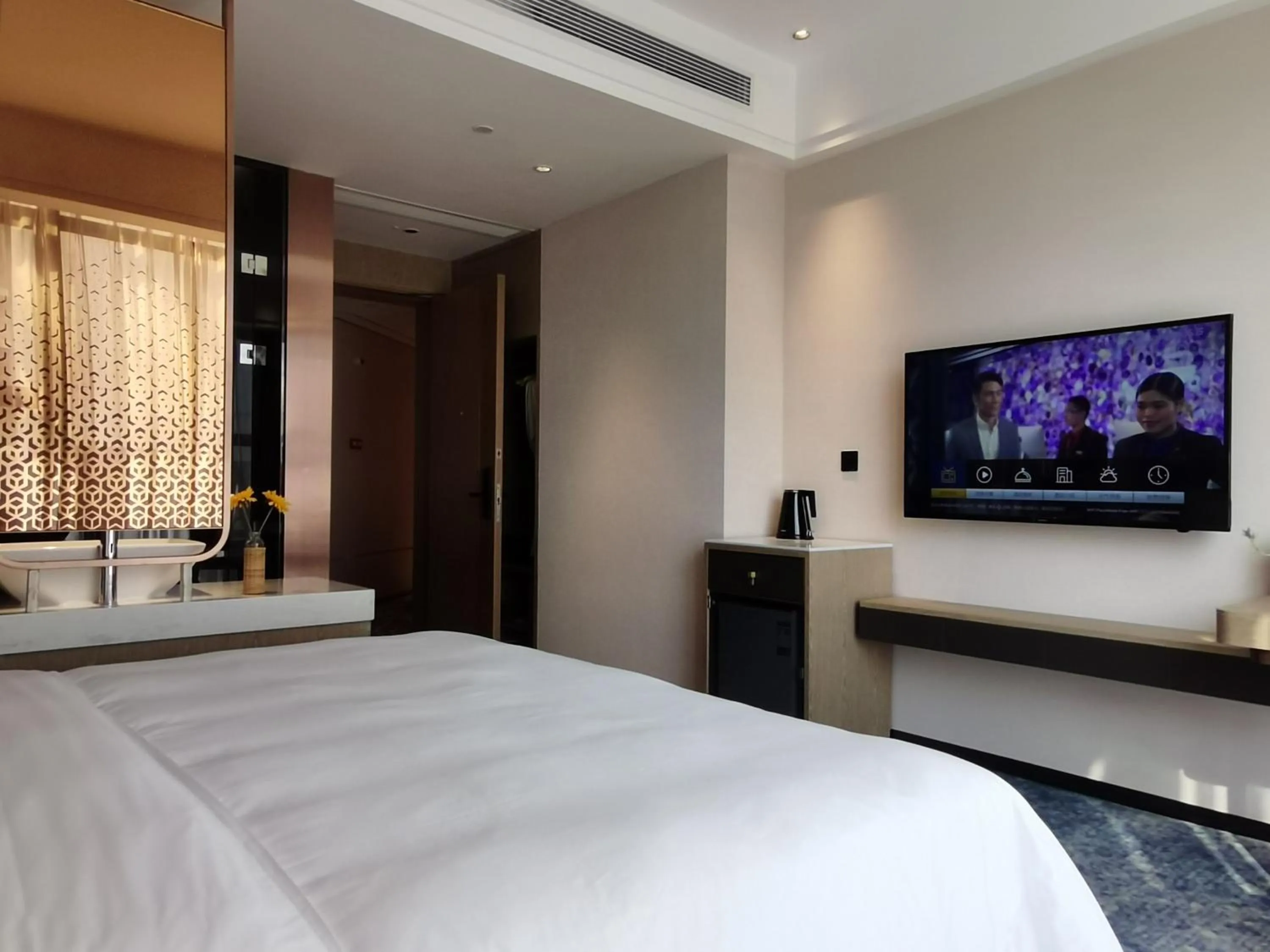 TV and multimedia, Bed in Paco Hotel Jinfeng Metro Guangzhou