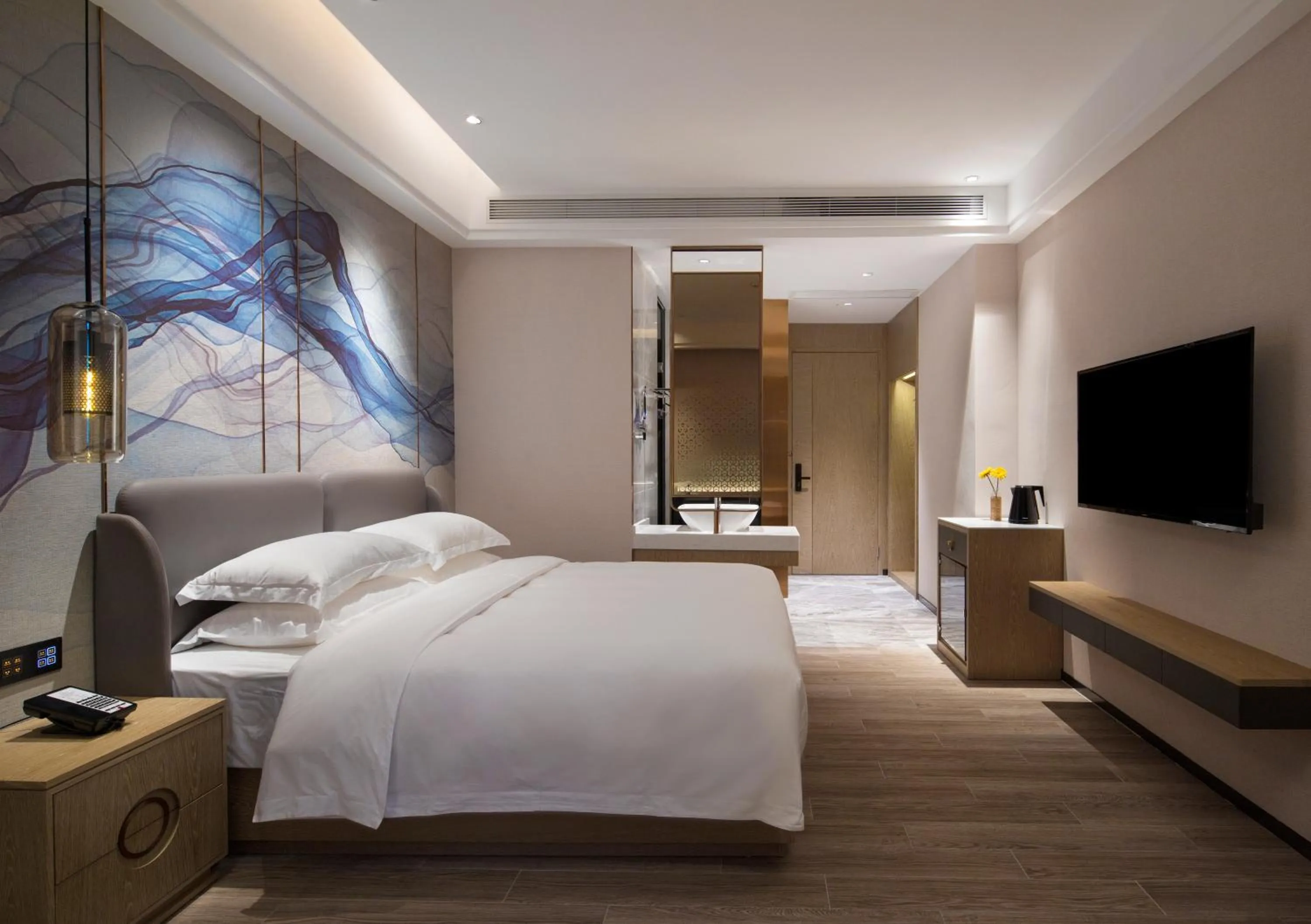 Bed in Paco Hotel Jinfeng Metro Guangzhou