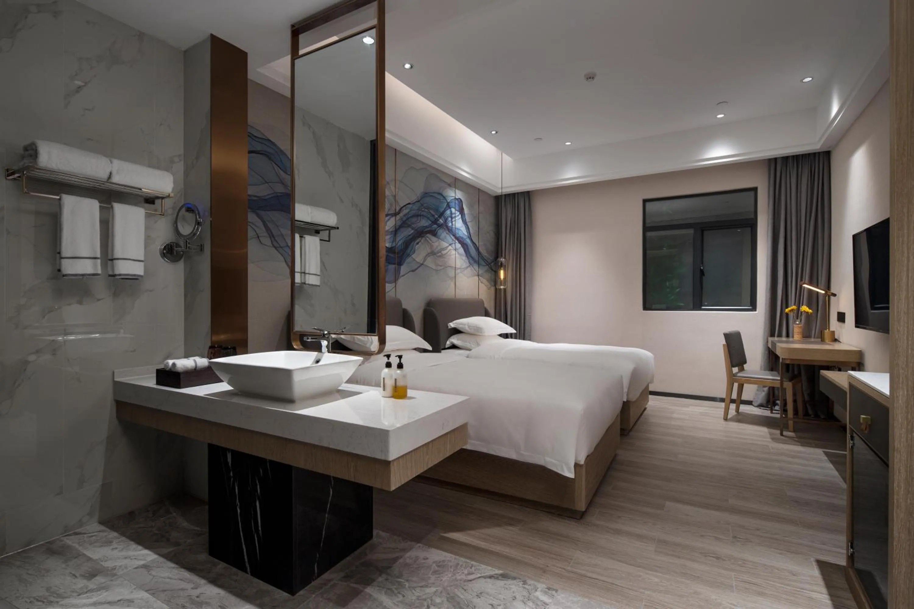 Bed in Paco Hotel Jinfeng Metro Guangzhou