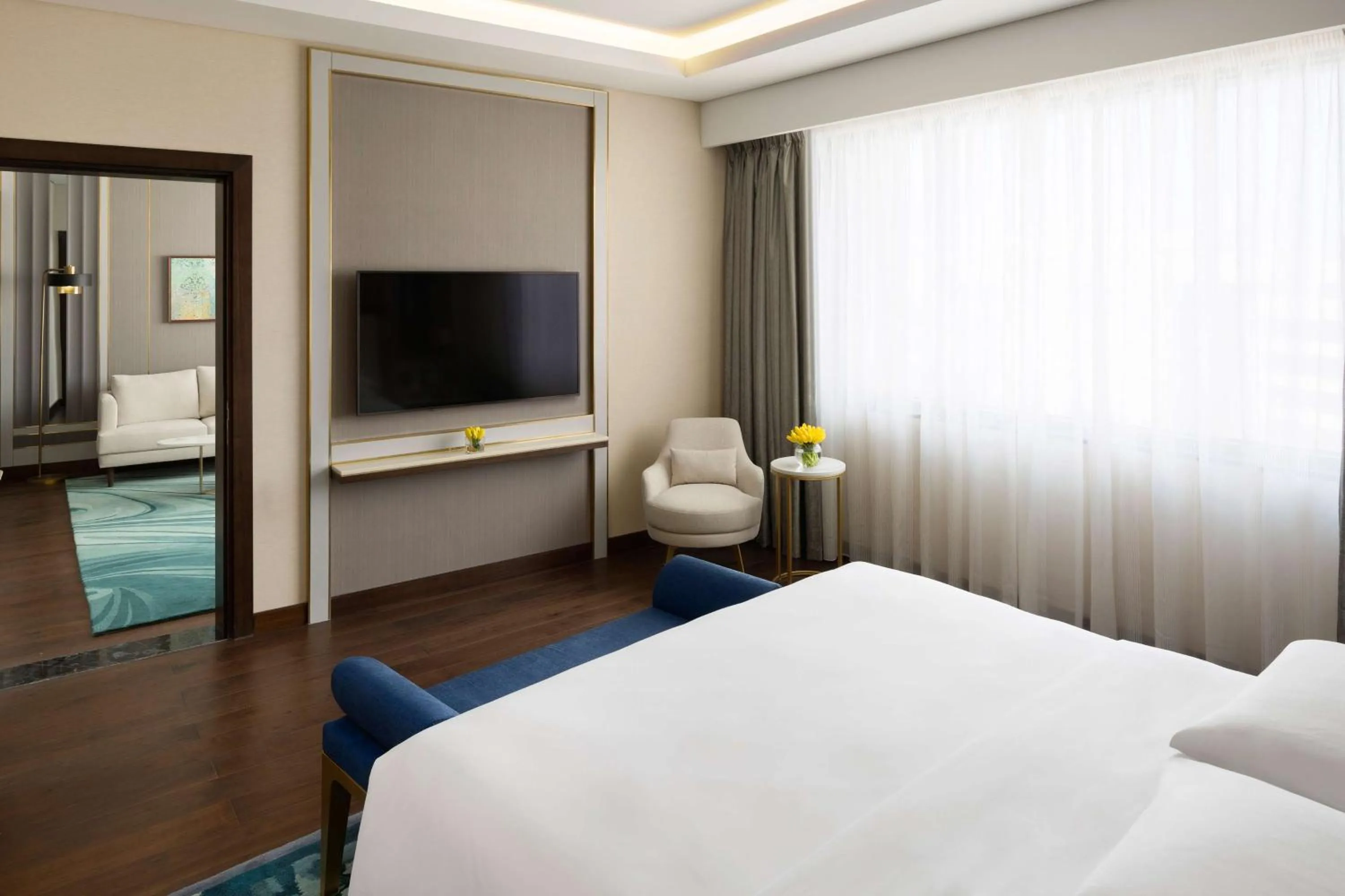 Photo of the whole room, Bed in Grand Hyatt Al Khobar Hotel and Residences