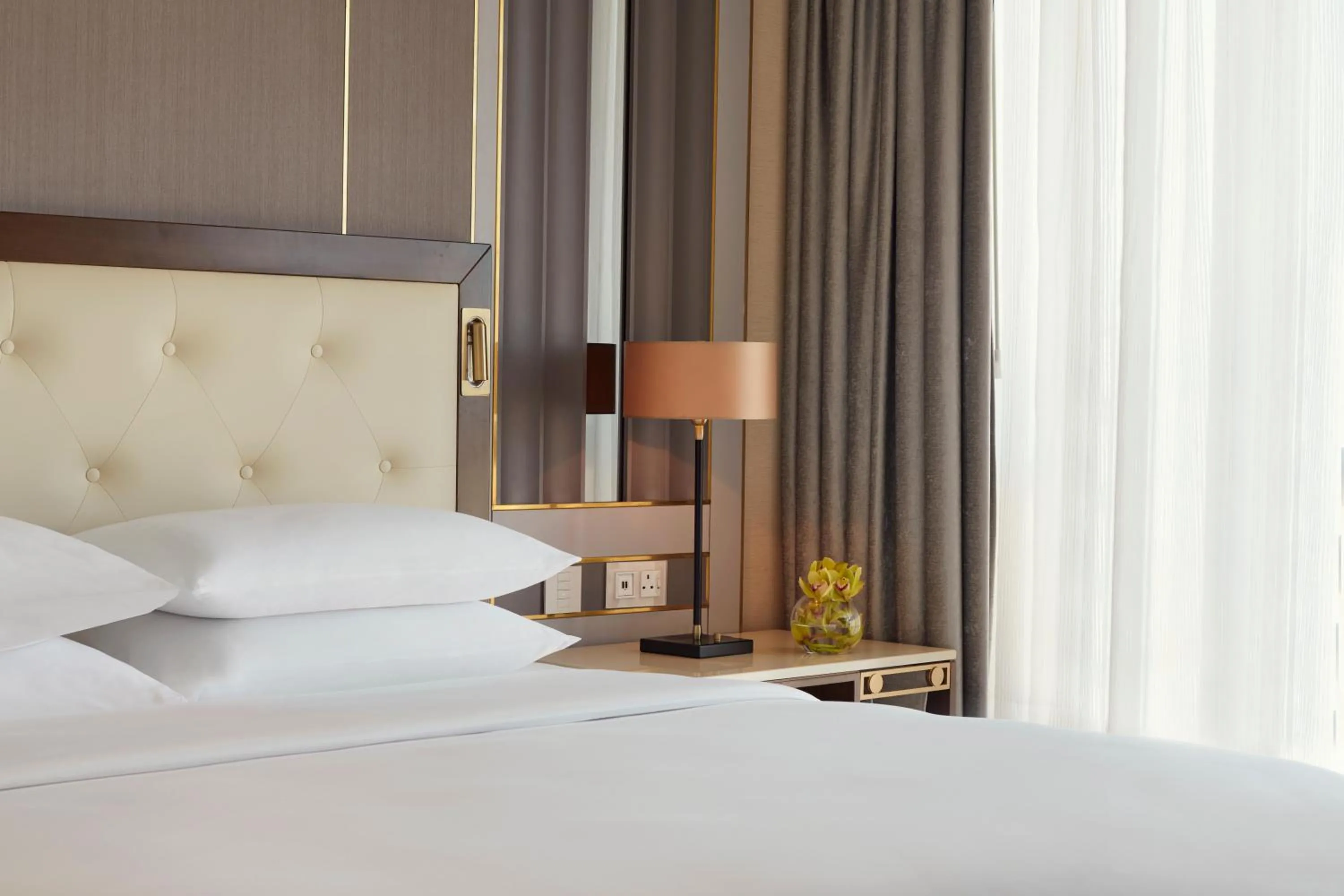 Bed in Grand Hyatt Al Khobar Hotel and Residences