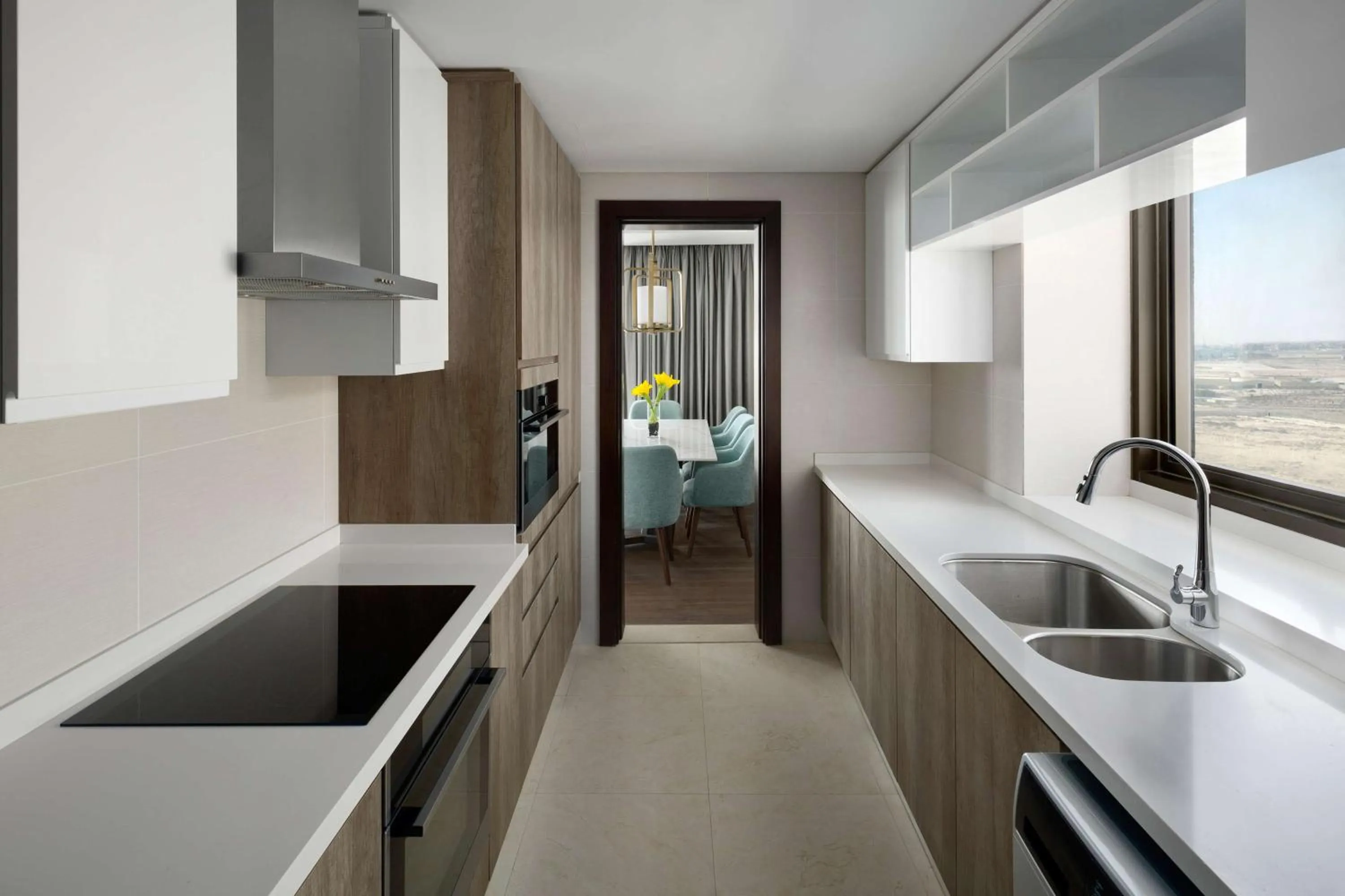 Kitchen or kitchenette in Grand Hyatt Al Khobar Hotel and Residences