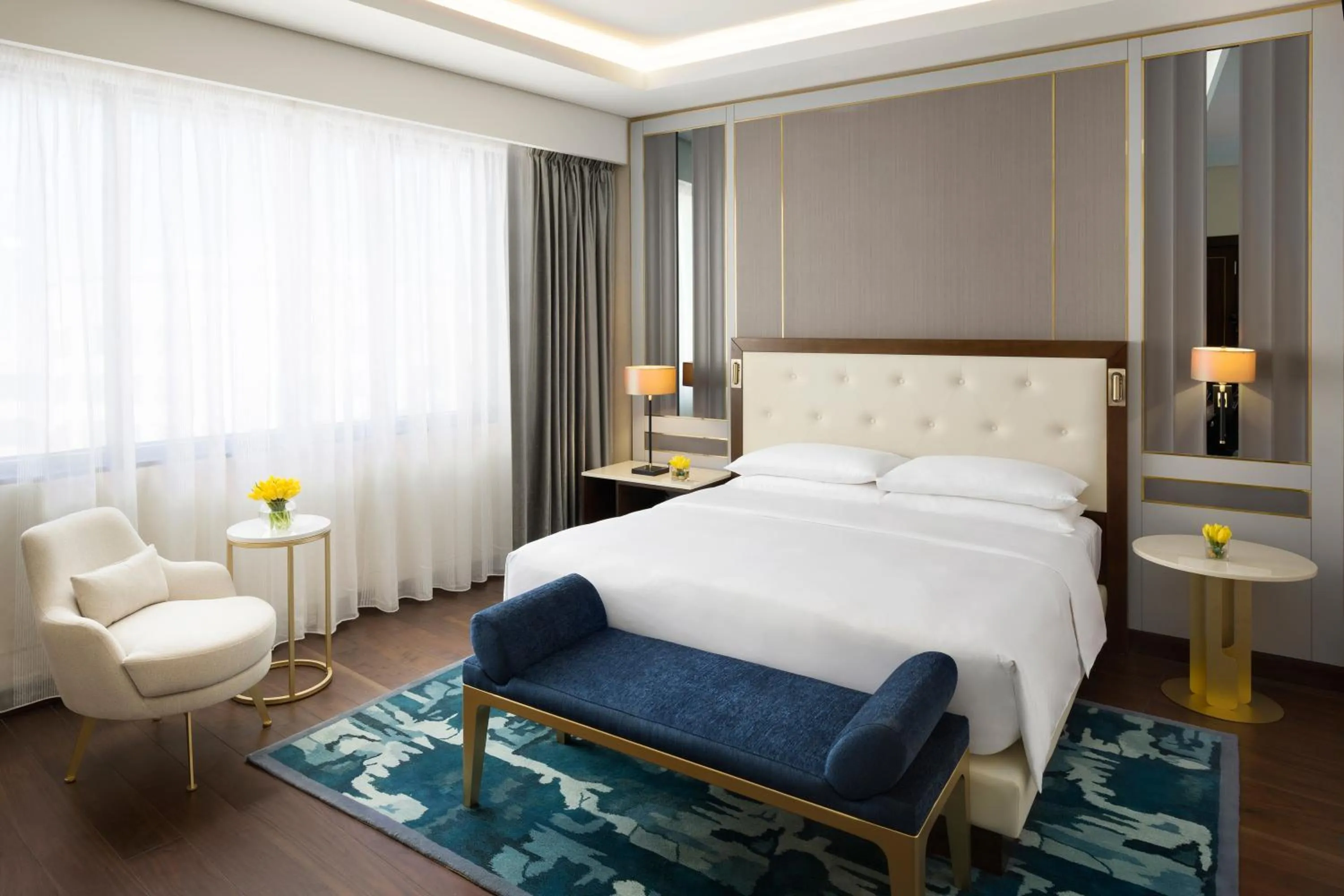 Bed in Grand Hyatt Al Khobar Hotel and Residences