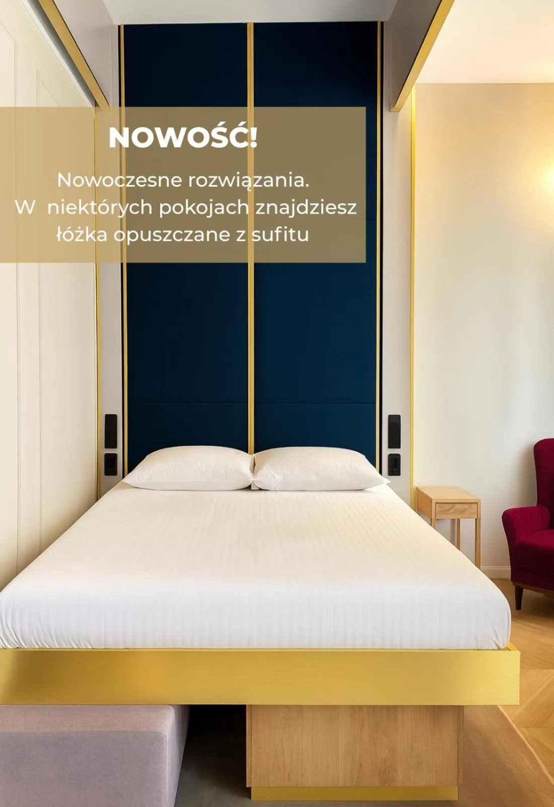 Bed in Hotel Golden Queen