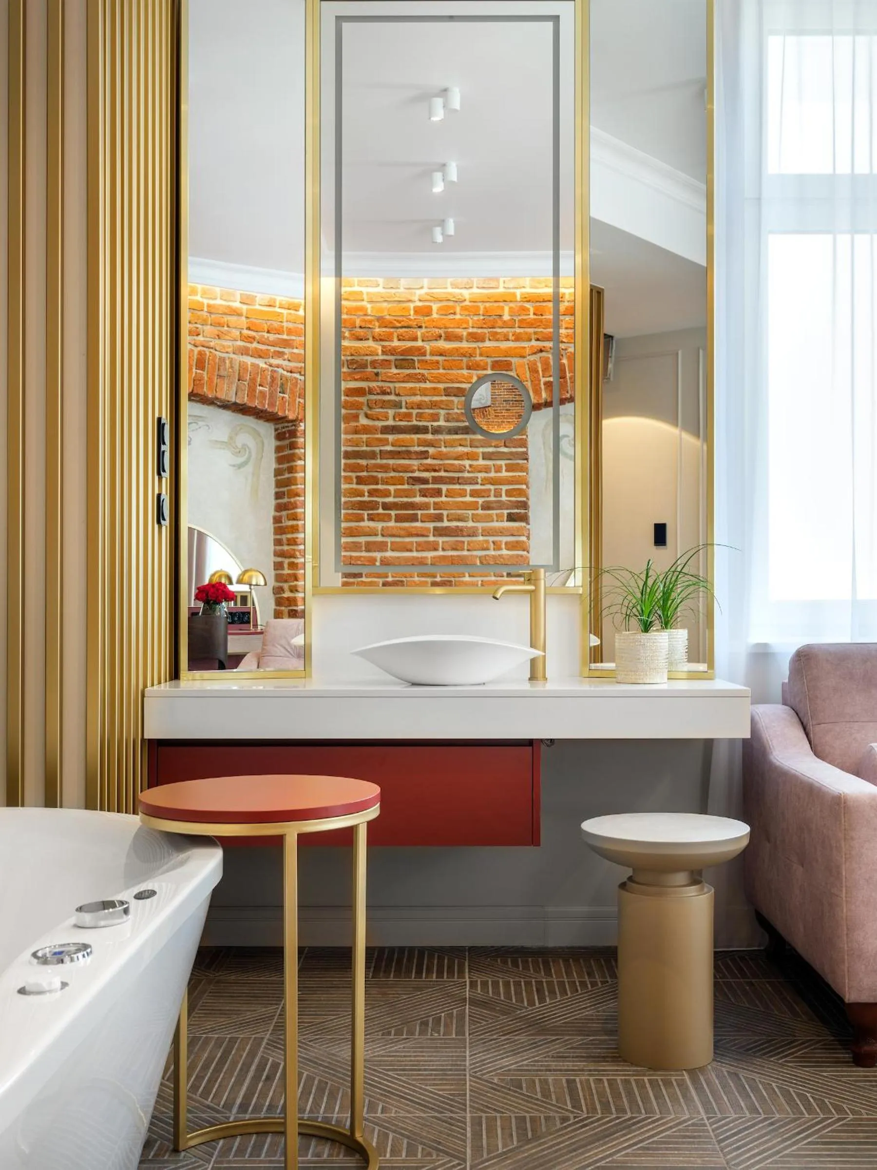 Living room in Hotel Golden Queen