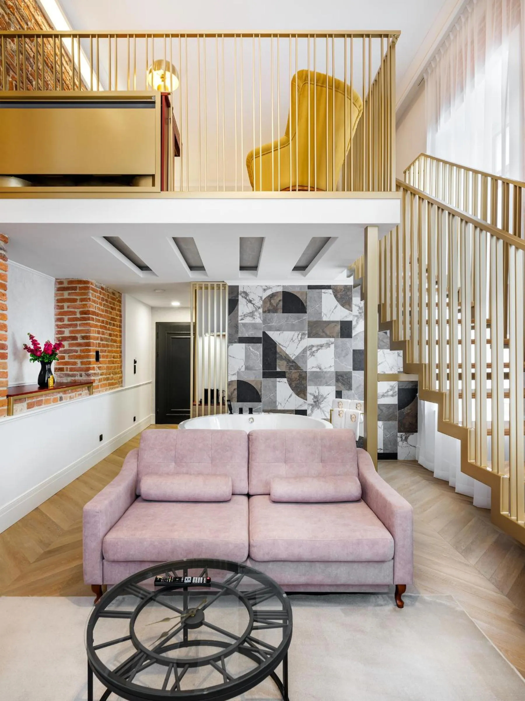 Living room in Hotel Golden Queen