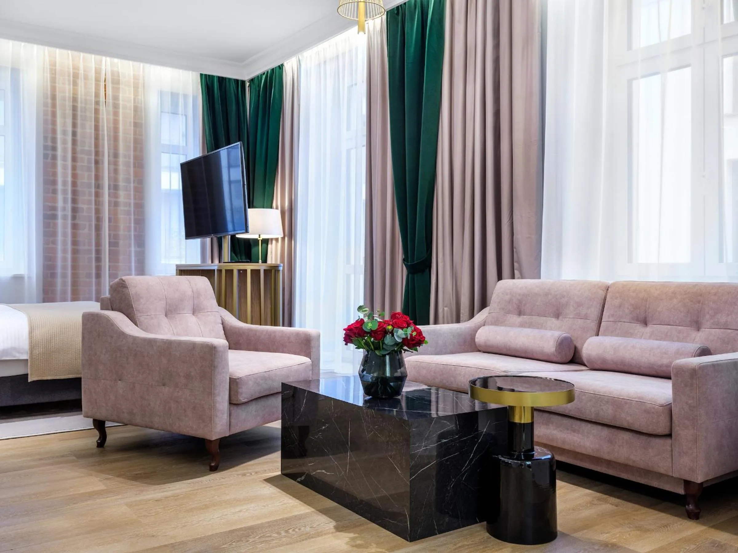 Living room in Hotel Golden Queen