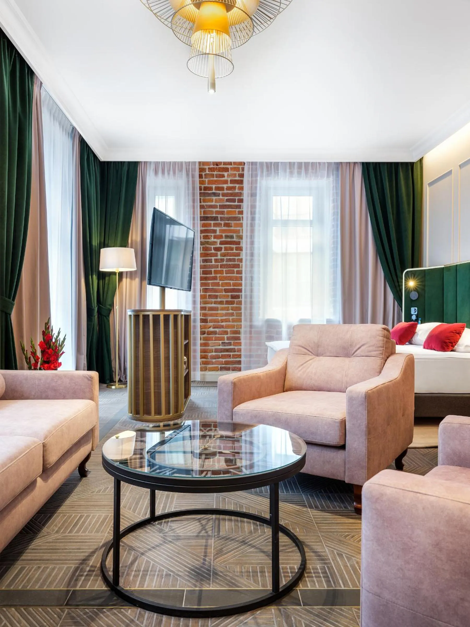 Living room in Hotel Golden Queen