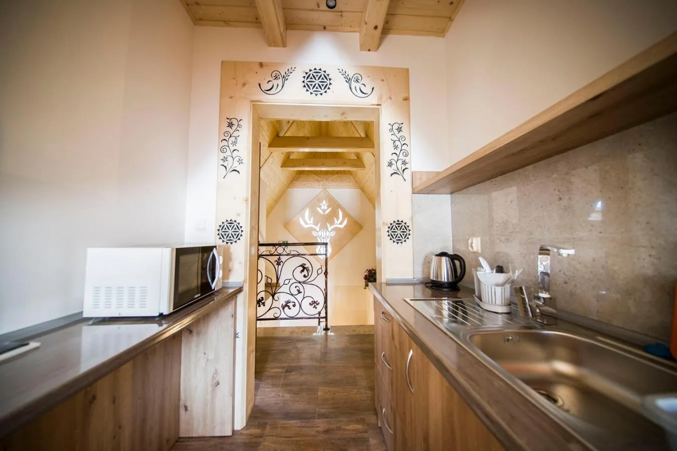 Communal kitchen in DW Maria 2