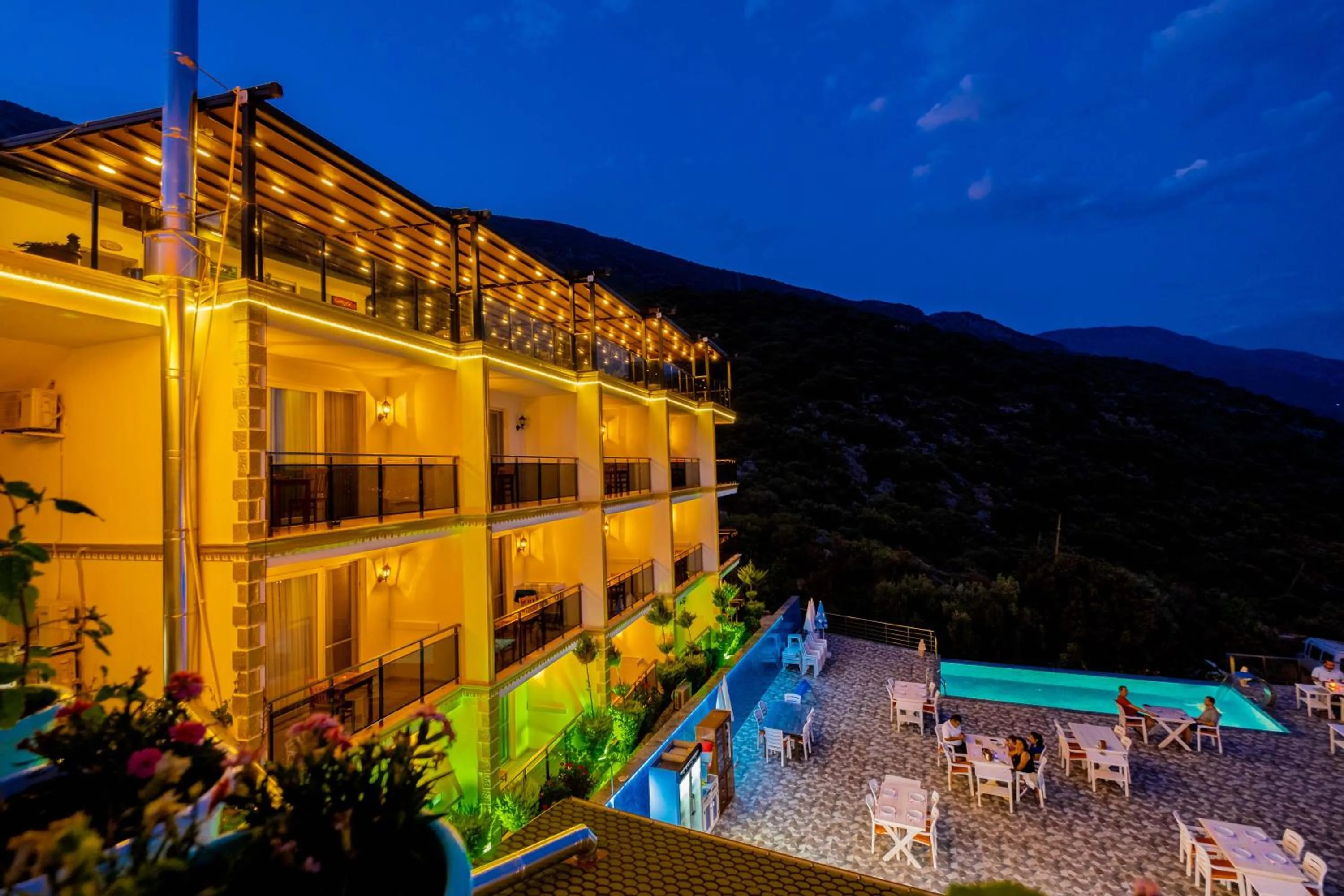 Property building in Kaş Sun Glare Hotel