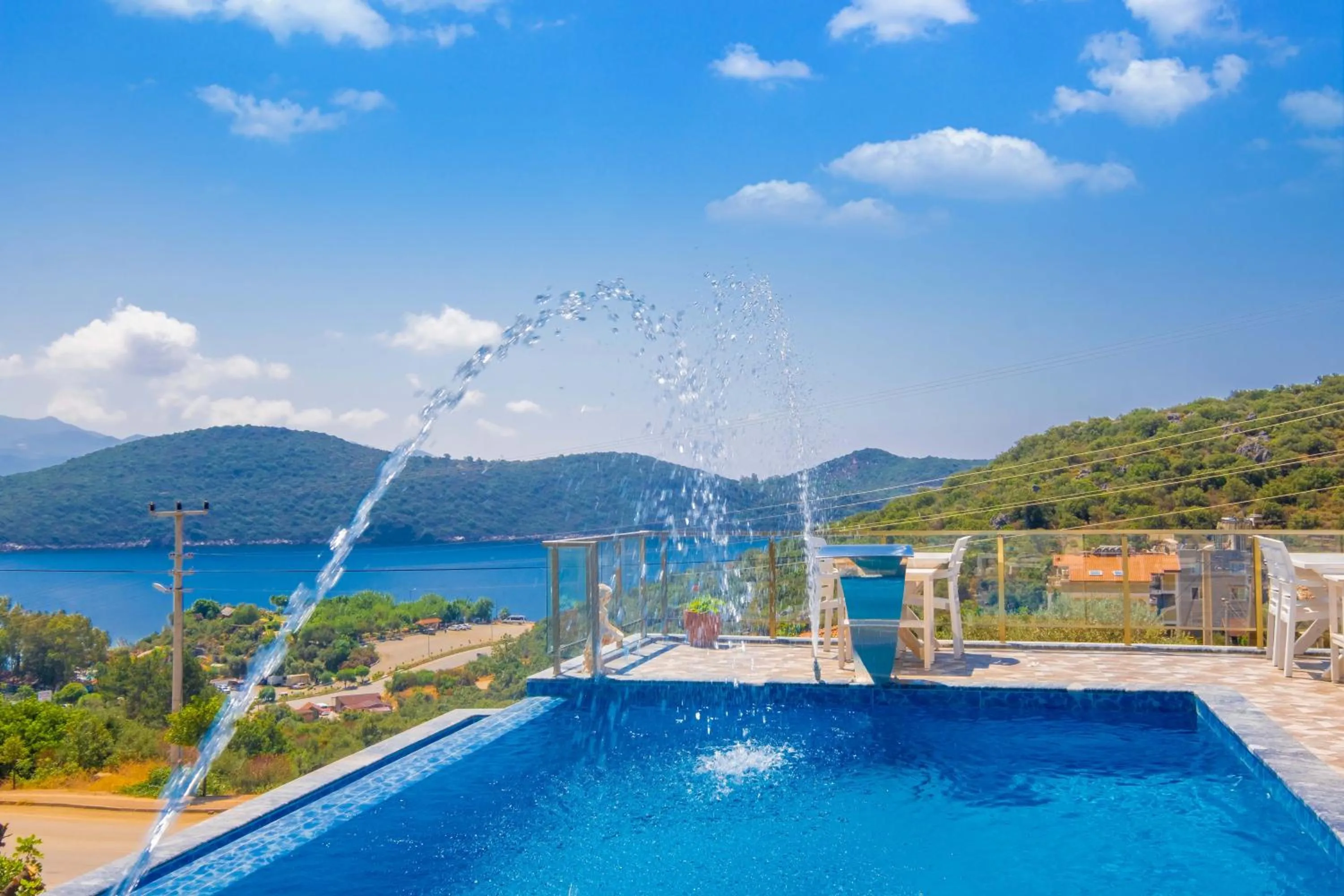 Swimming pool in Kaş Sun Glare Hotel