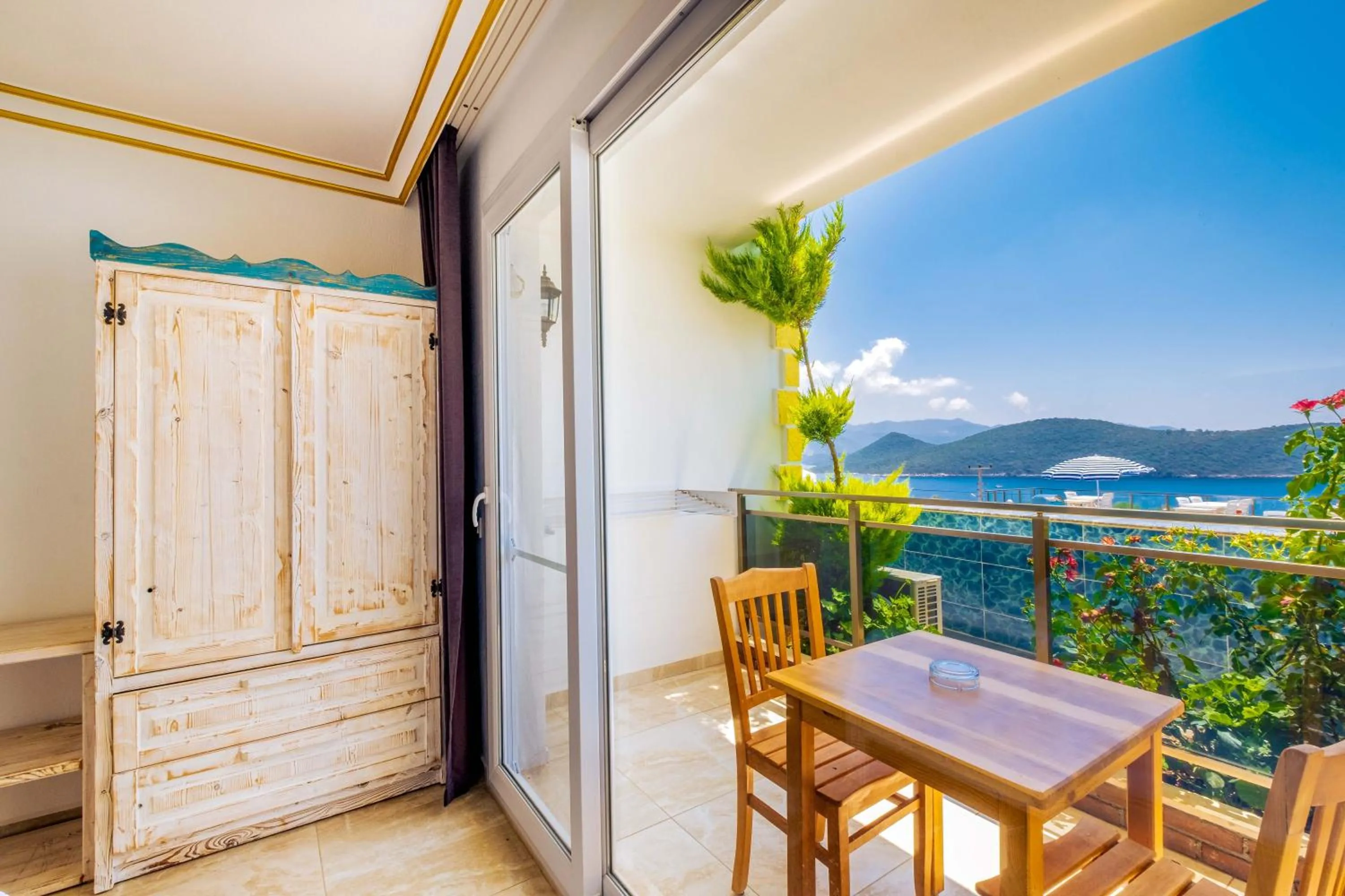 Balcony/Terrace in Kaş Sun Glare Hotel