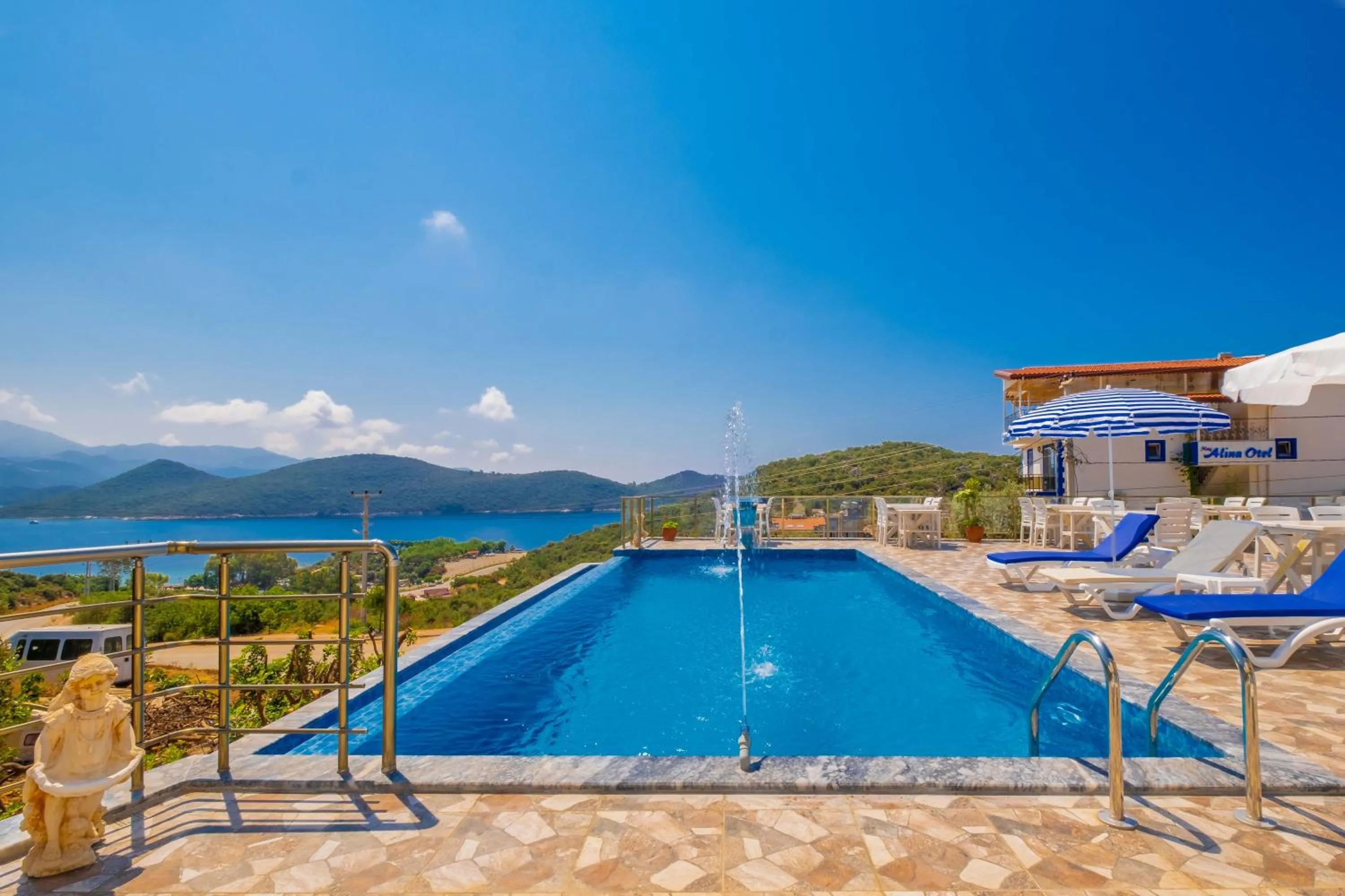 Swimming pool in Kaş Sun Glare Hotel