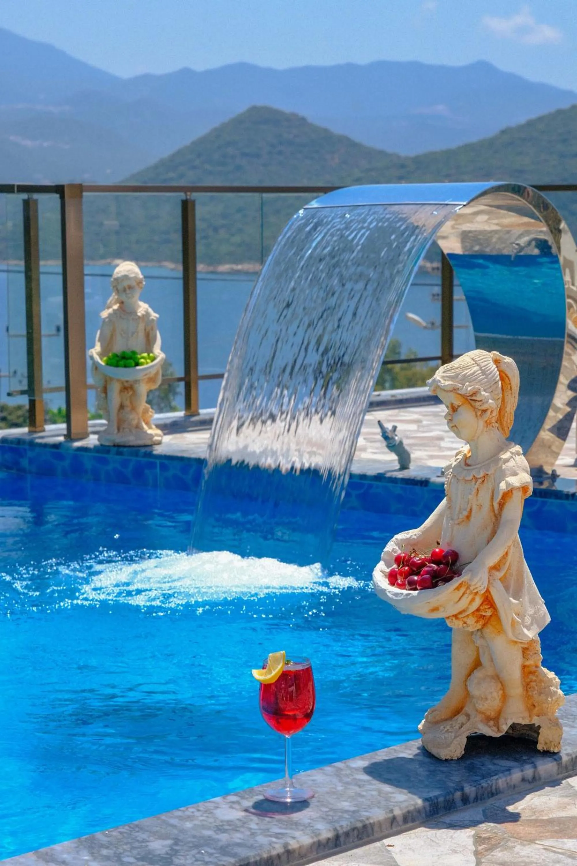 Swimming pool in Kaş Sun Glare Hotel