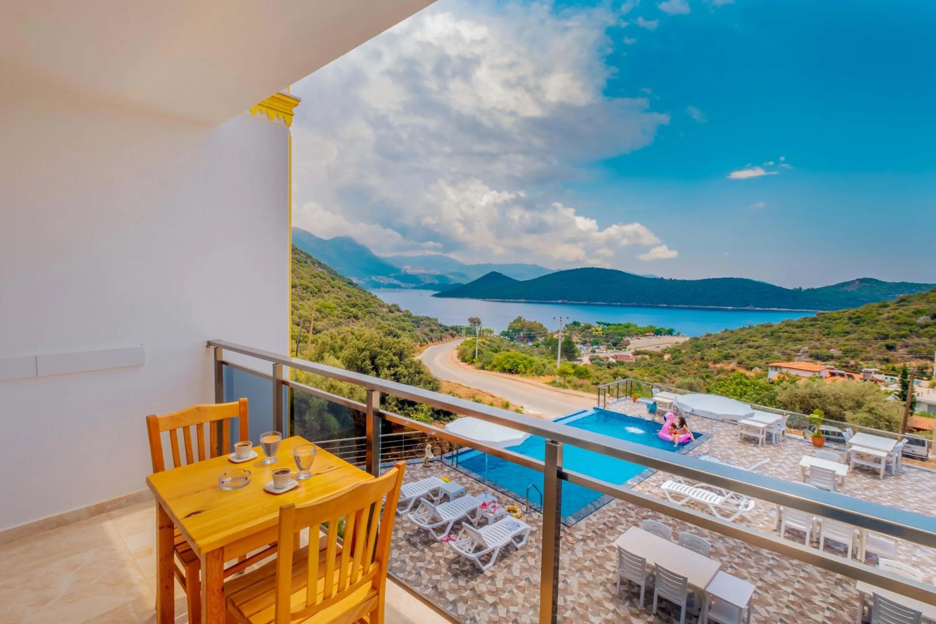 Balcony/Terrace in Kaş Sun Glare Hotel