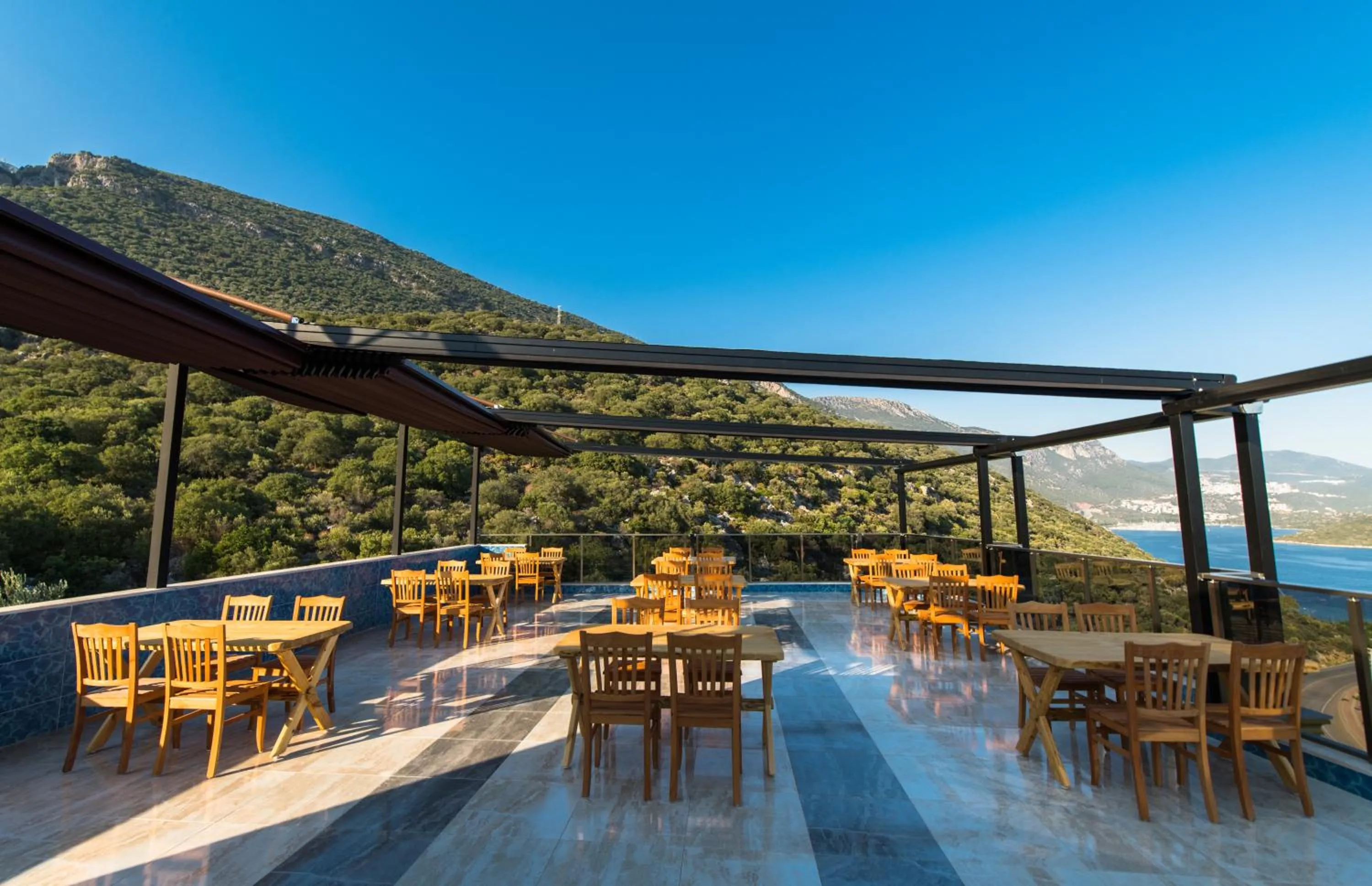 Patio in Kaş Sun Glare Hotel