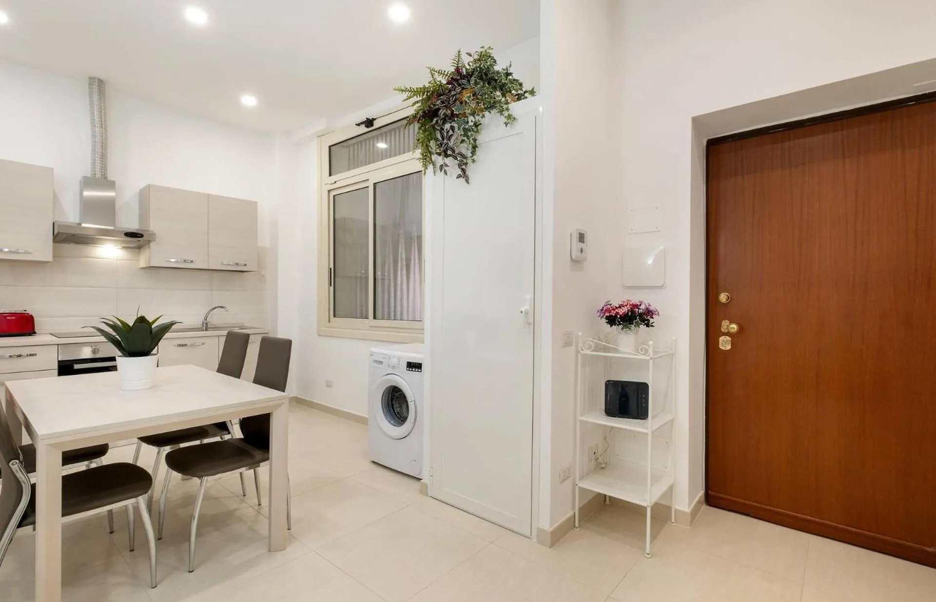 Kitchen or kitchenette in iFlat Lovely and Bright 2 bed flat near Termini