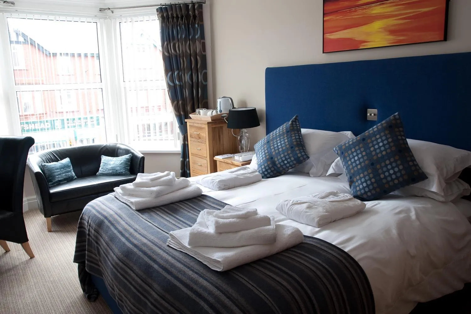 Bedroom, Bed in Langtrys