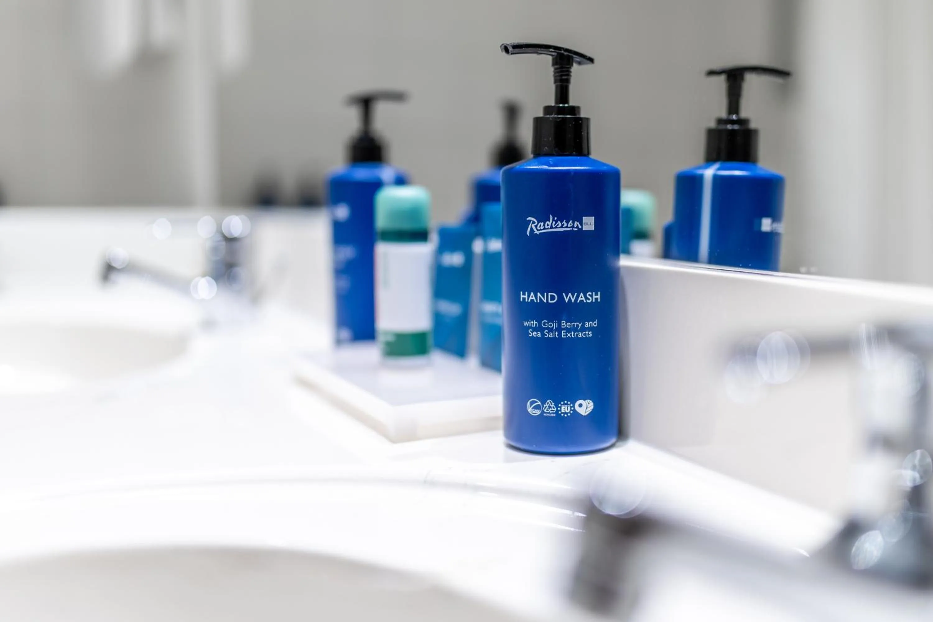 Bathroom in Radisson Blu Hotel Cottbus