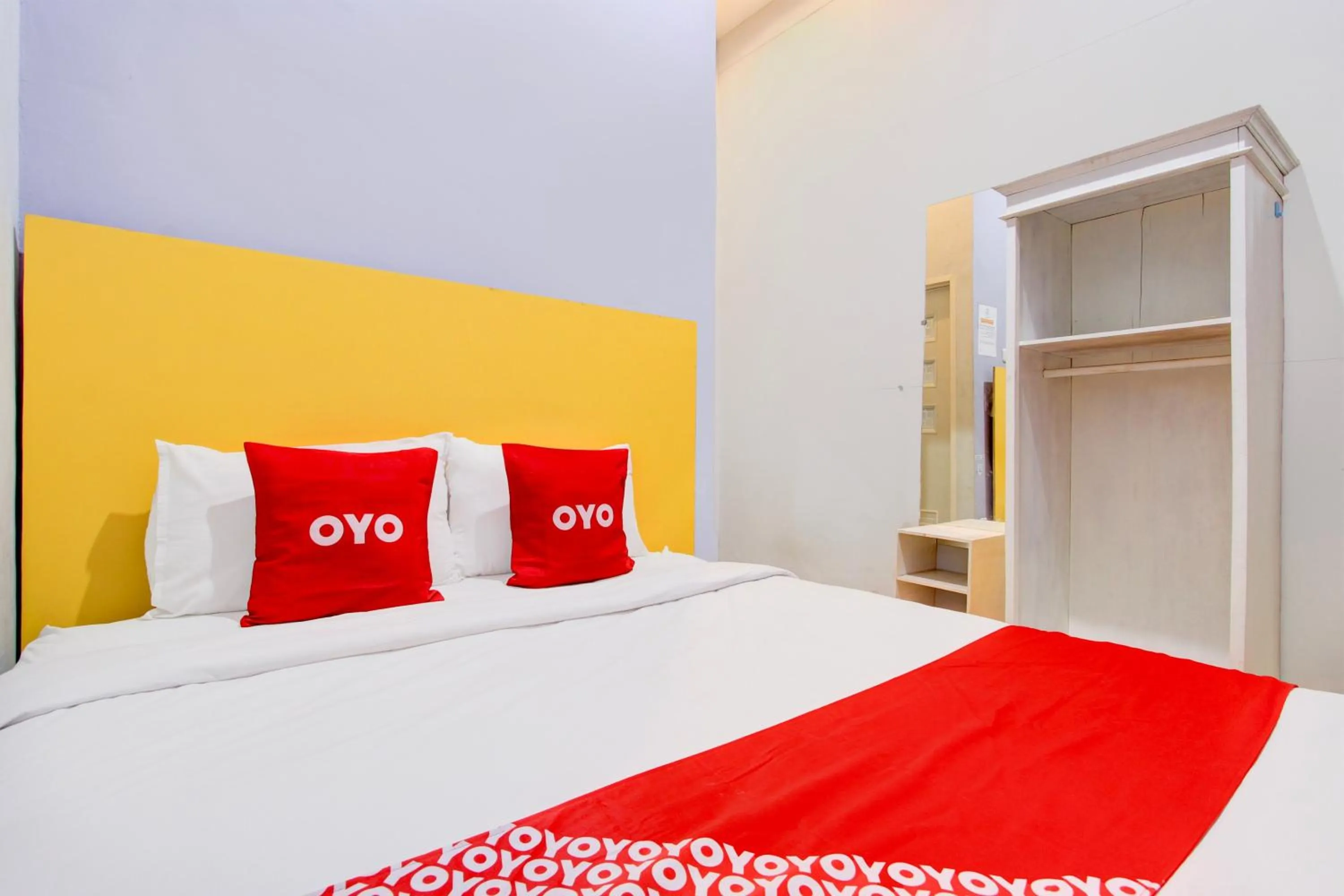 Bedroom, Bed in Hotel O Prawirotaman Near Keraton Yogyakarta Formerly Paris Guesthouse