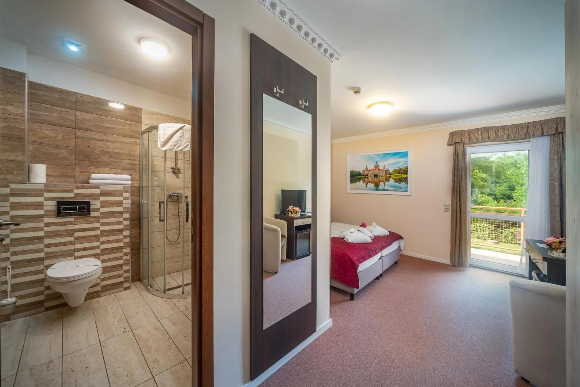 Bed in Termál Hotel Vesta