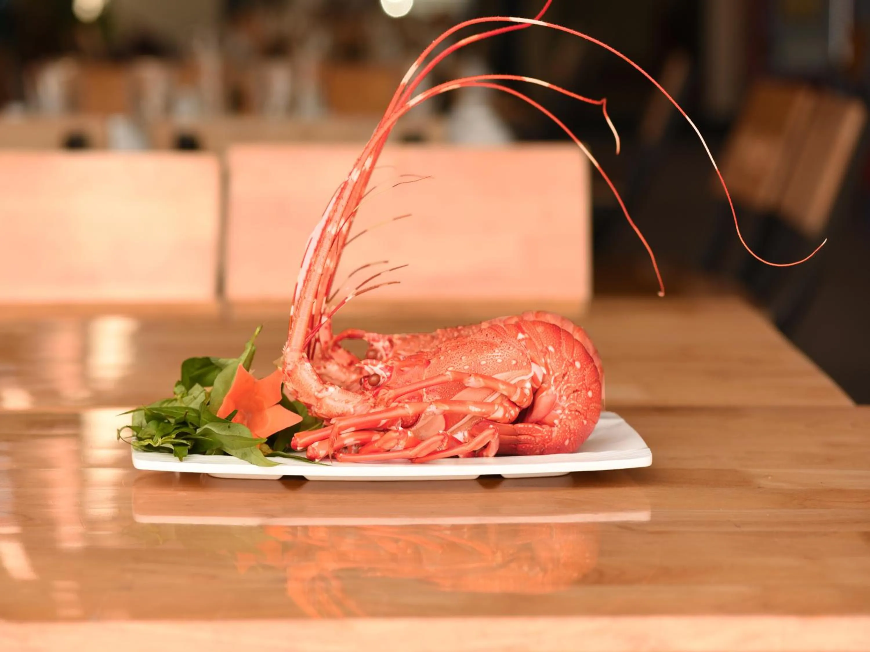 Food in Lucky Star Ho Tram Hotel & Restaurant