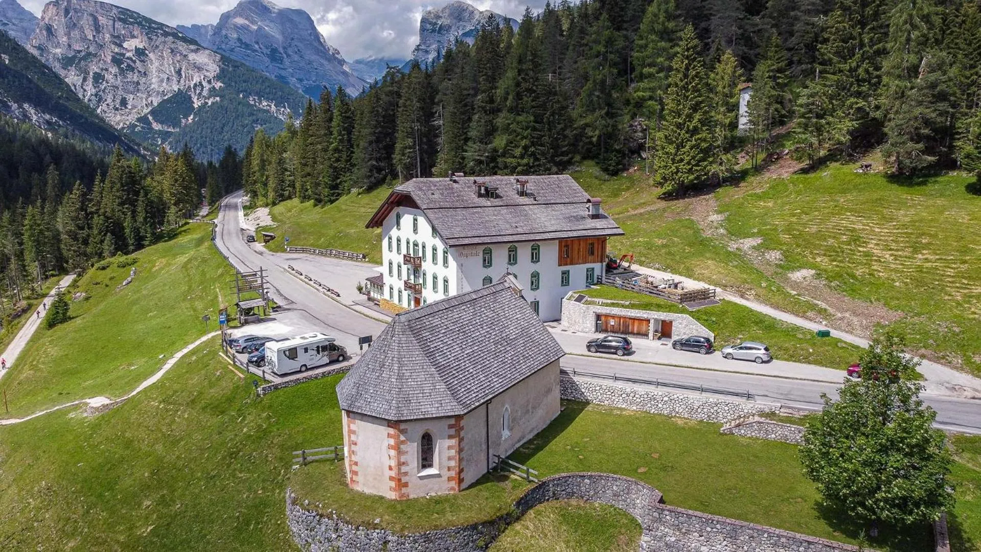 Bird's eye view in Rifugio Ospitale