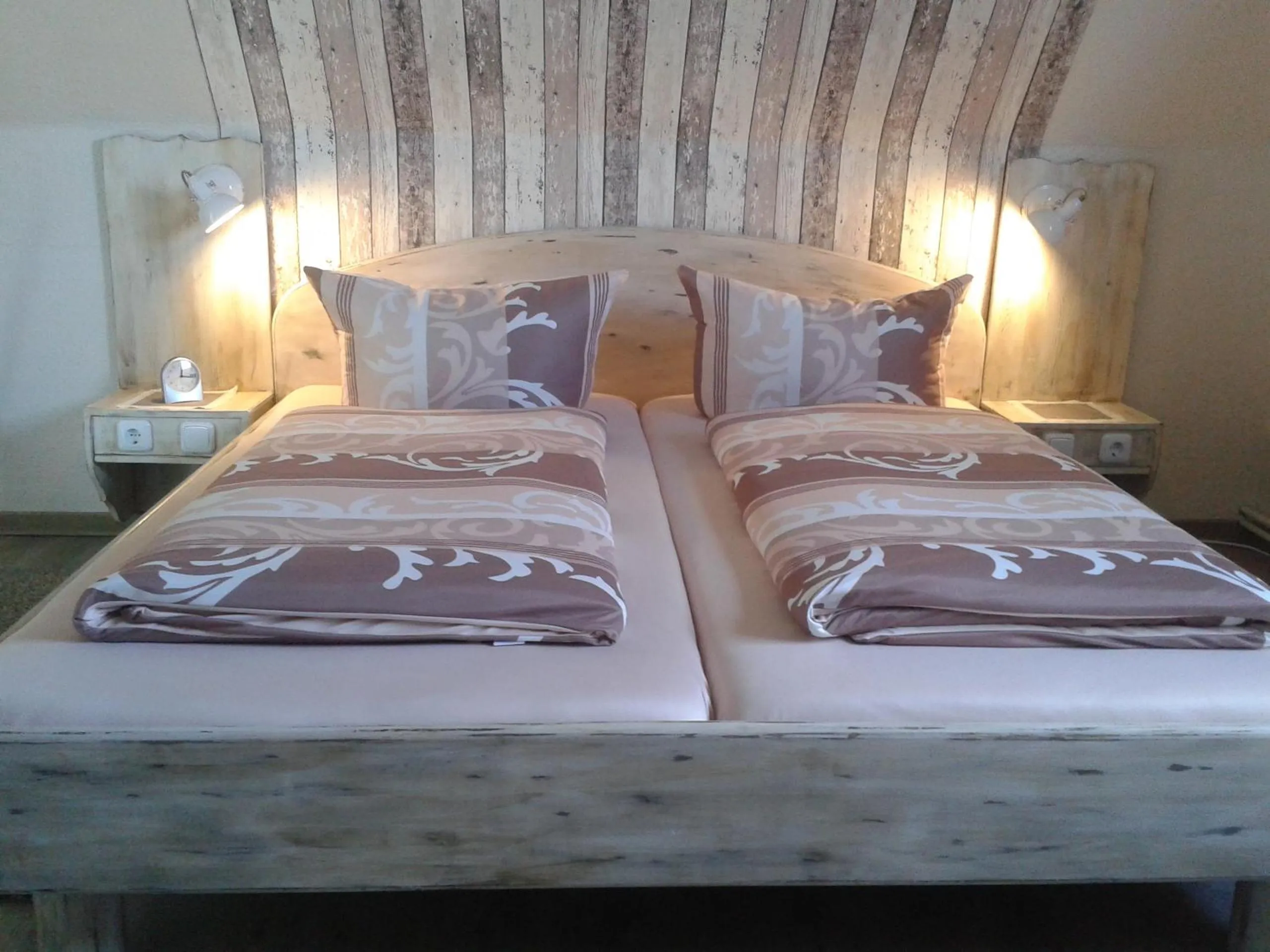 Bed in Gästehaus Flensburg Engelsby