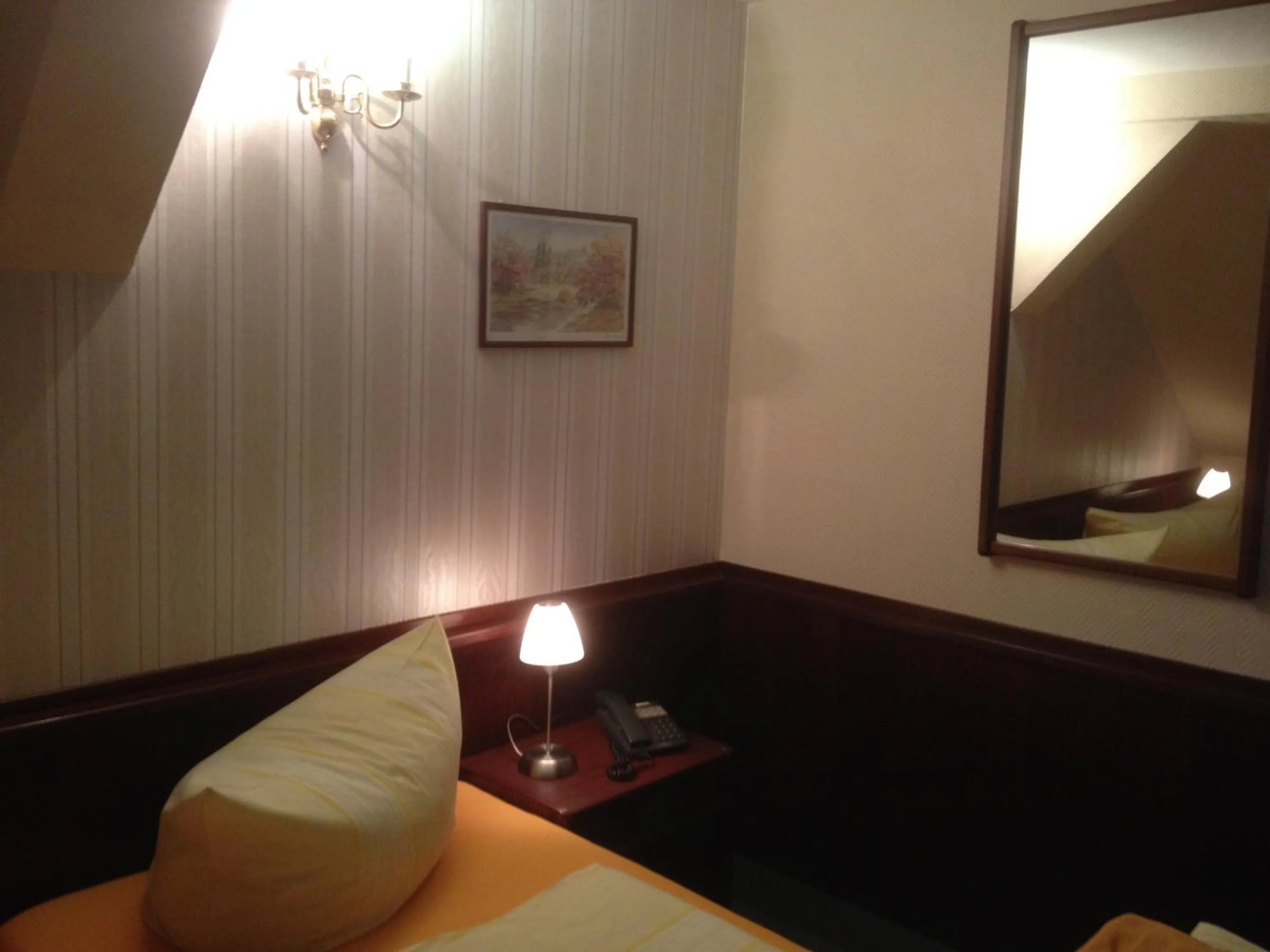 Decorative detail, Bed in Hotel Schöne Aussicht