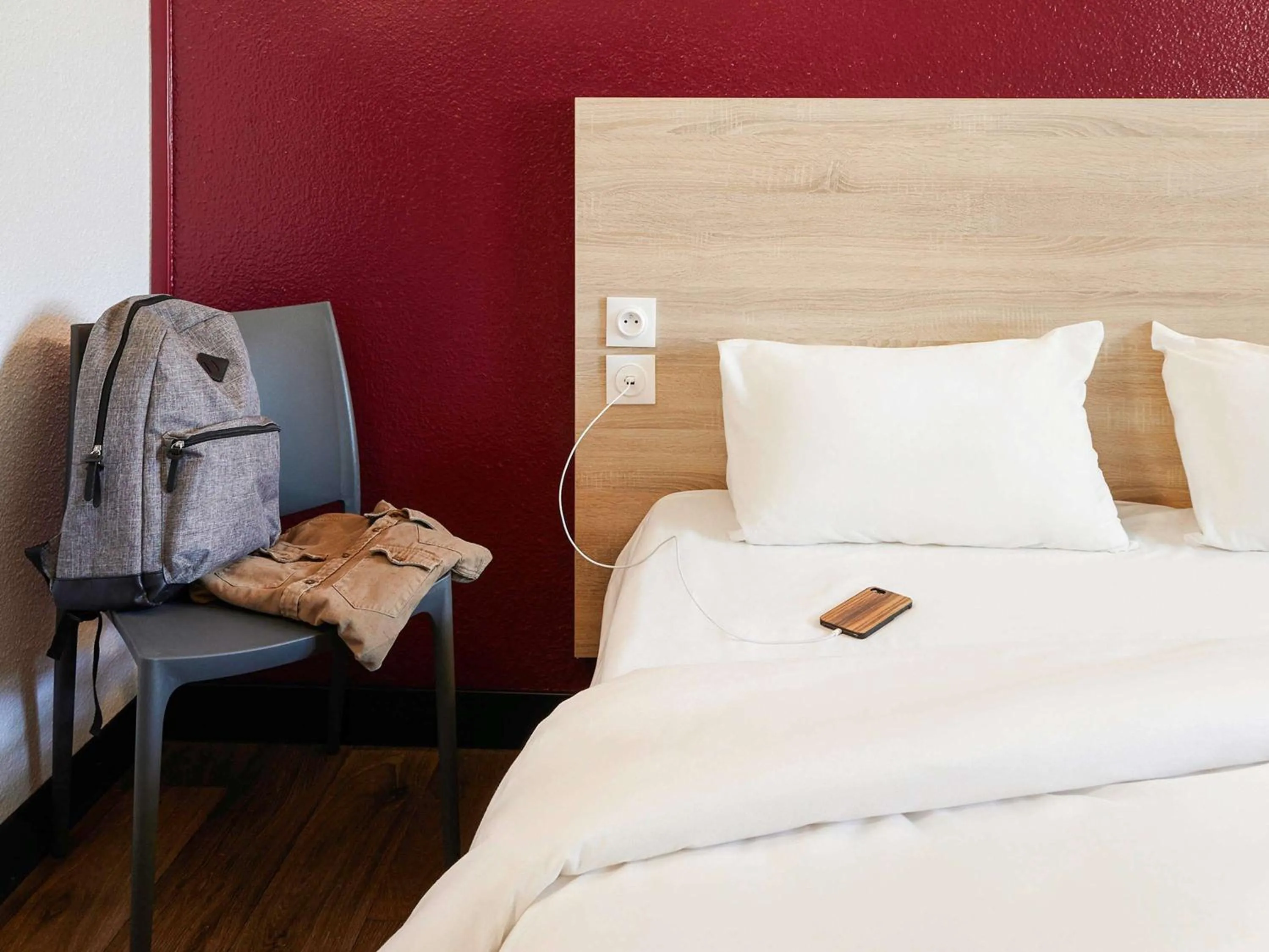 Photo of the whole room, Bed in hotelF1 Saint Nazaire La Baule