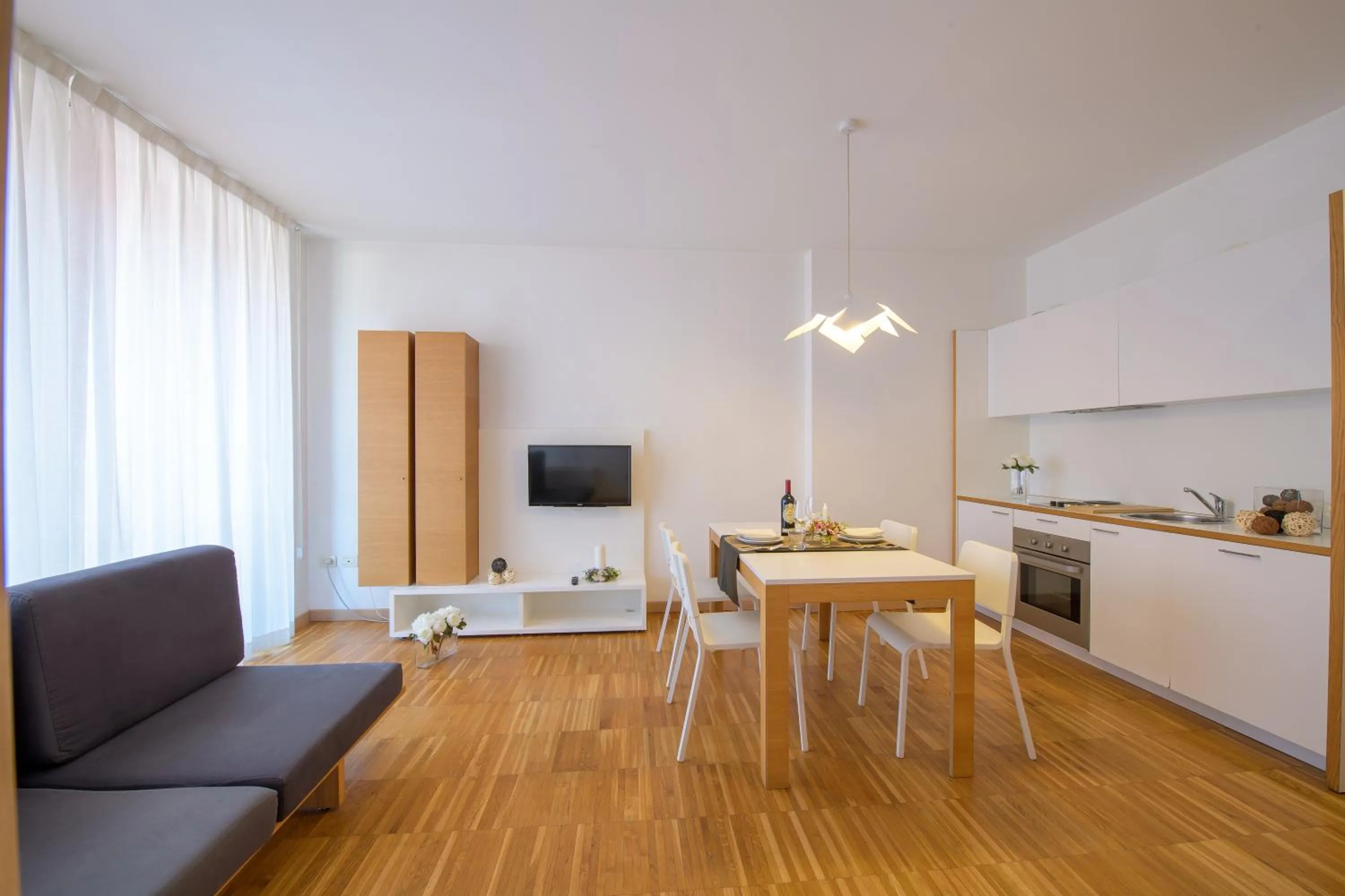 Kitchen or kitchenette in Residence SchioHotel