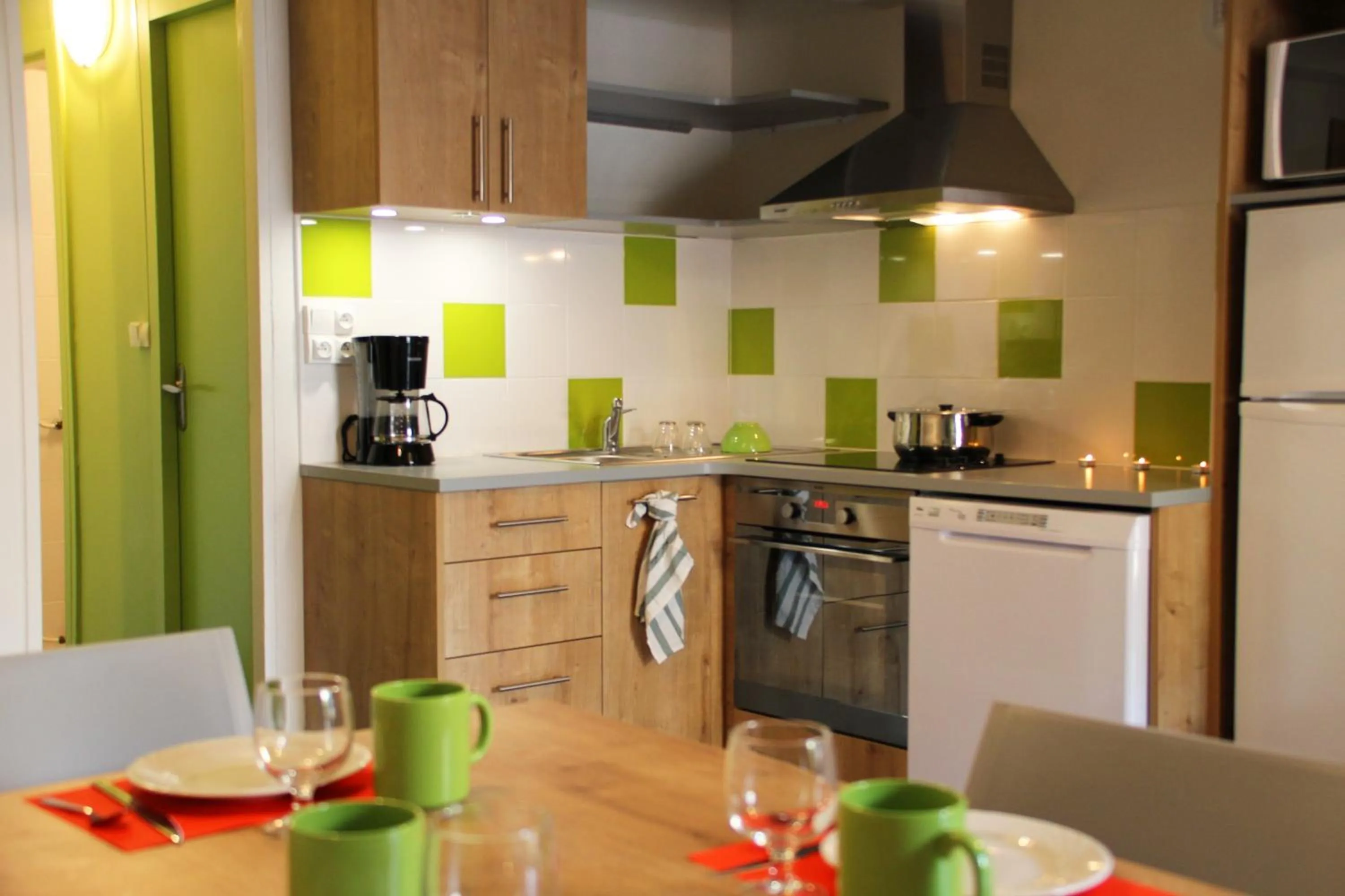 Kitchen or kitchenette in VVF Amboise Les Châteaux de la Loire