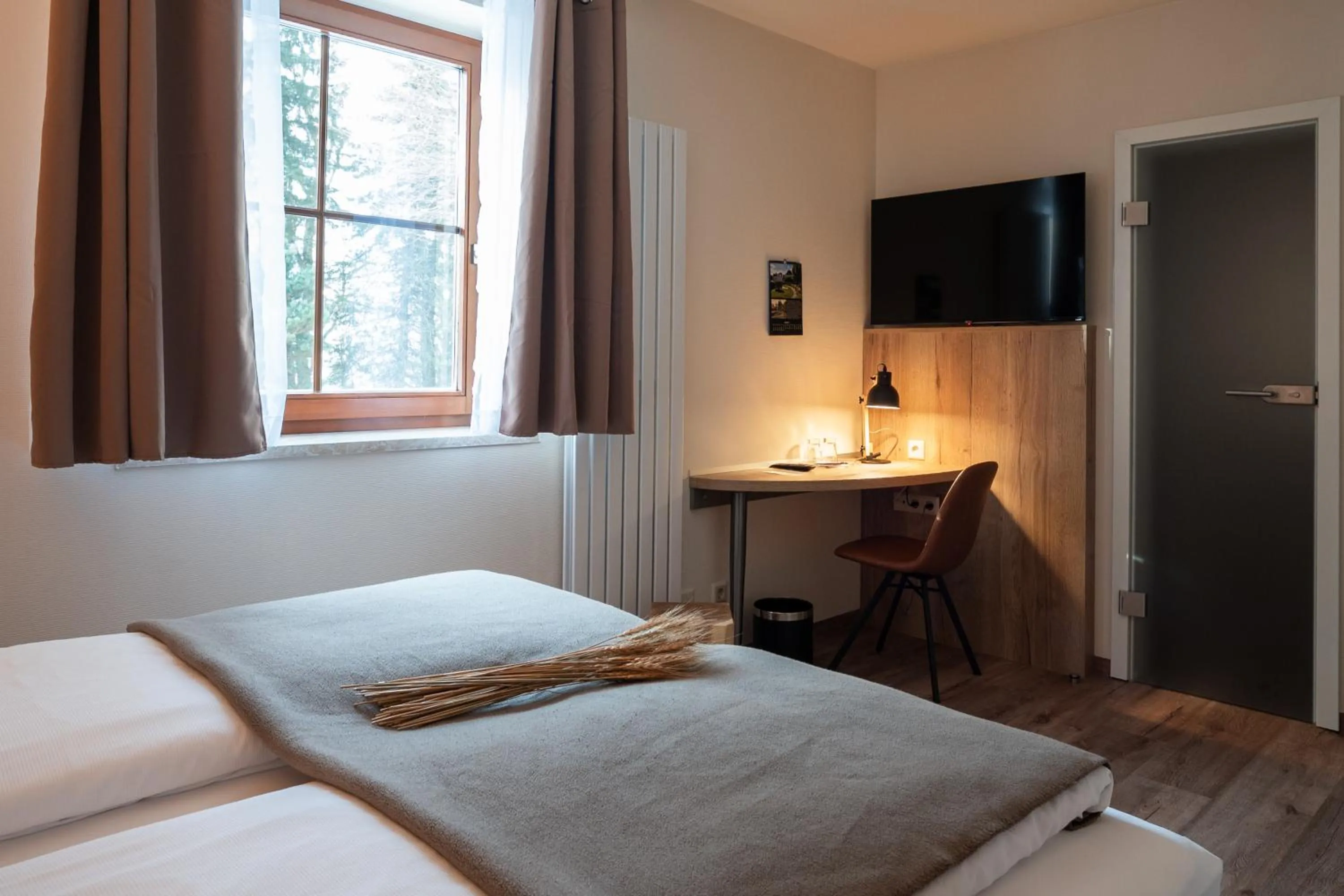 Photo of the whole room, Bed in Hotel in der Mühle