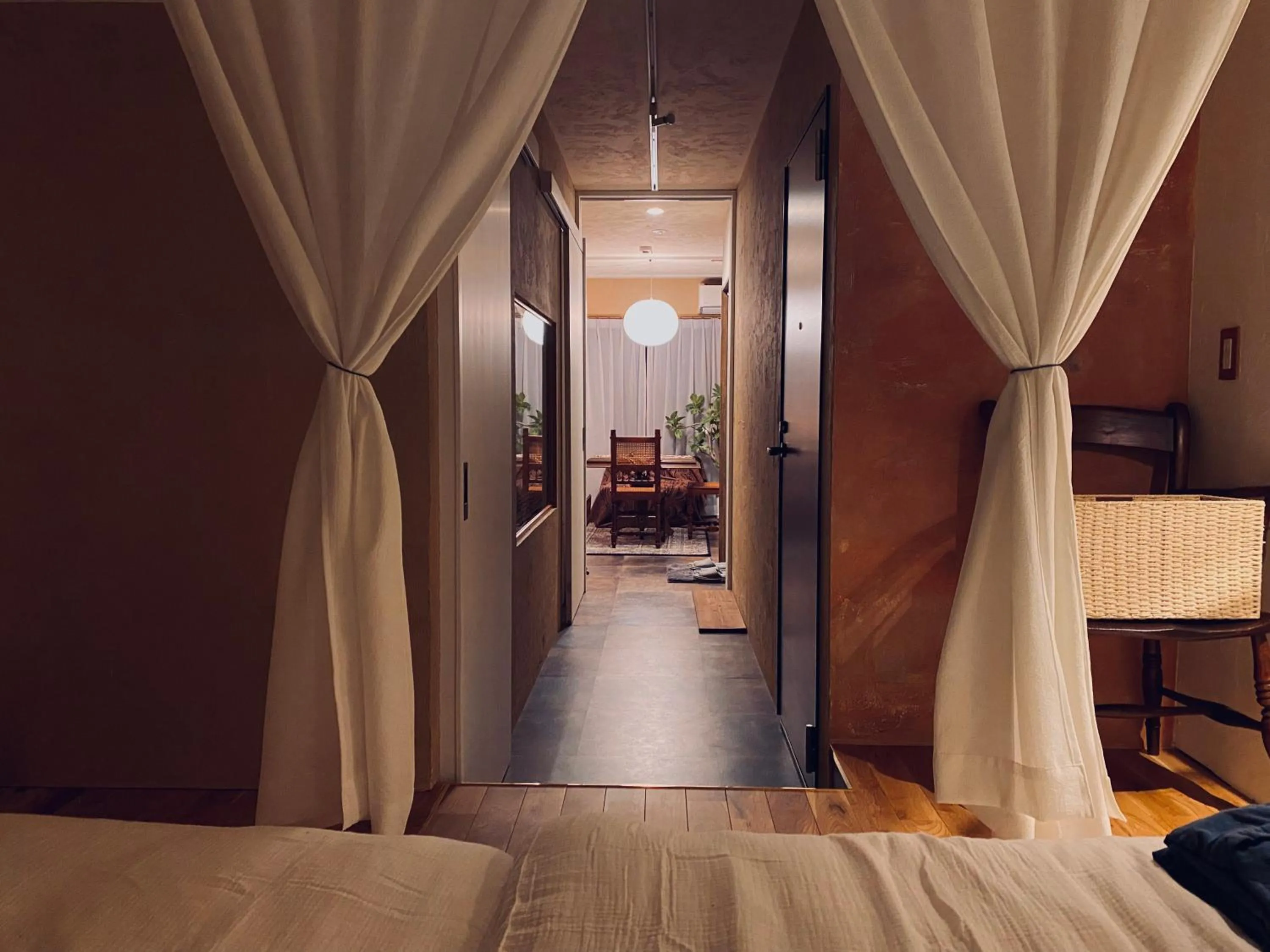 Bed in TOE LIBRARY Tokyo Asakusa