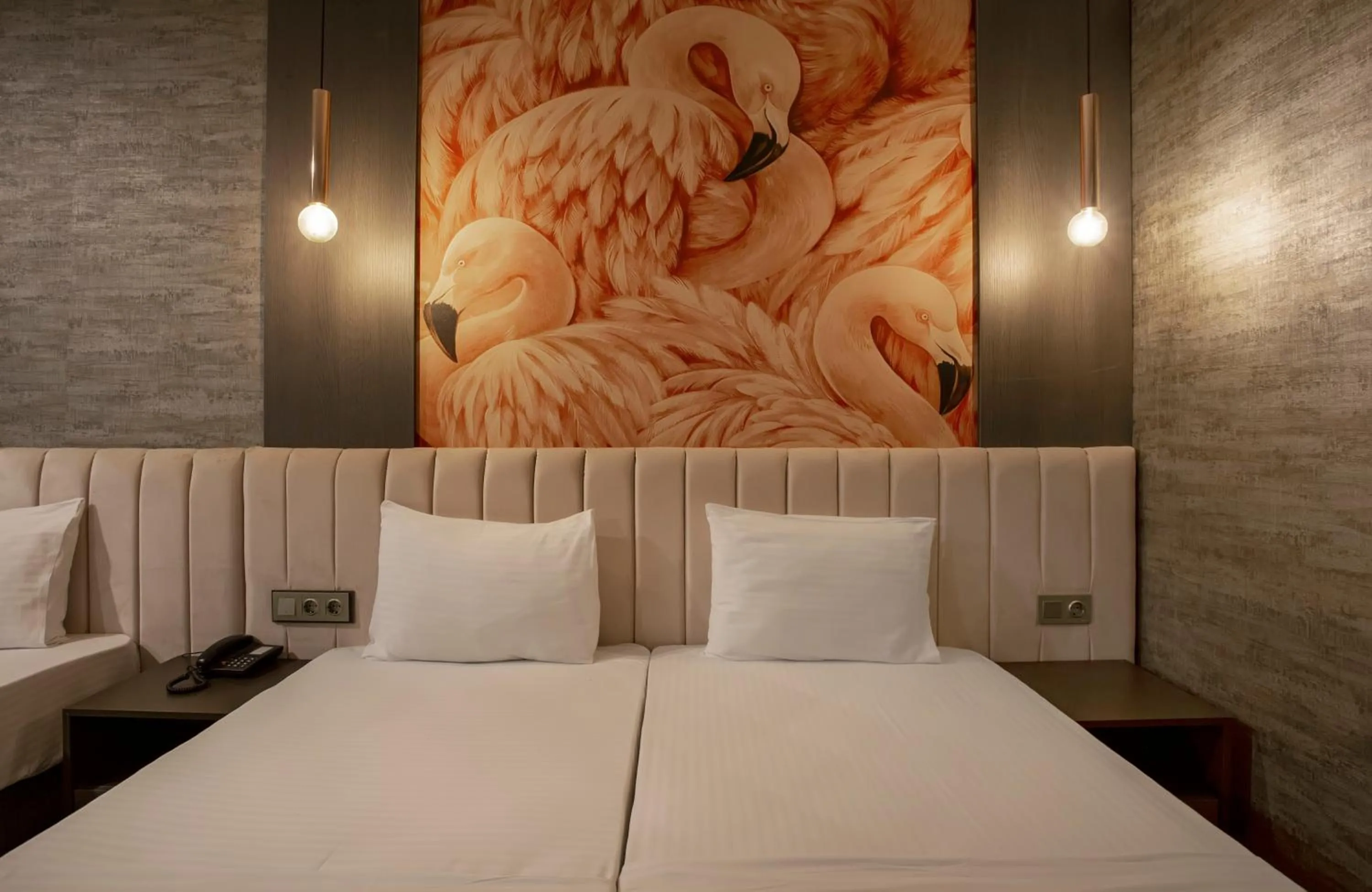 Bed in La Vie Suite Hotel