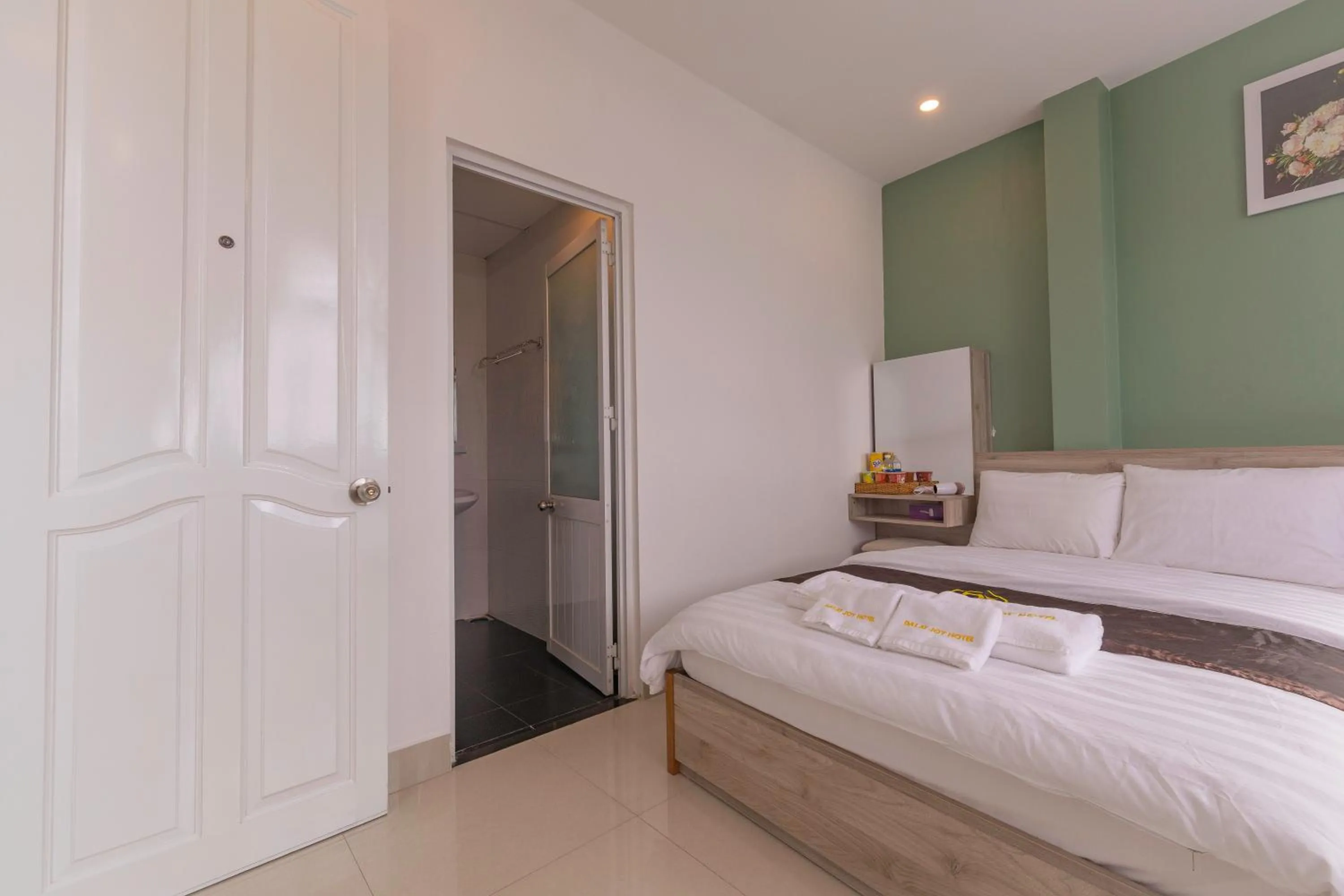 Bed in Dalat Joy Hotel