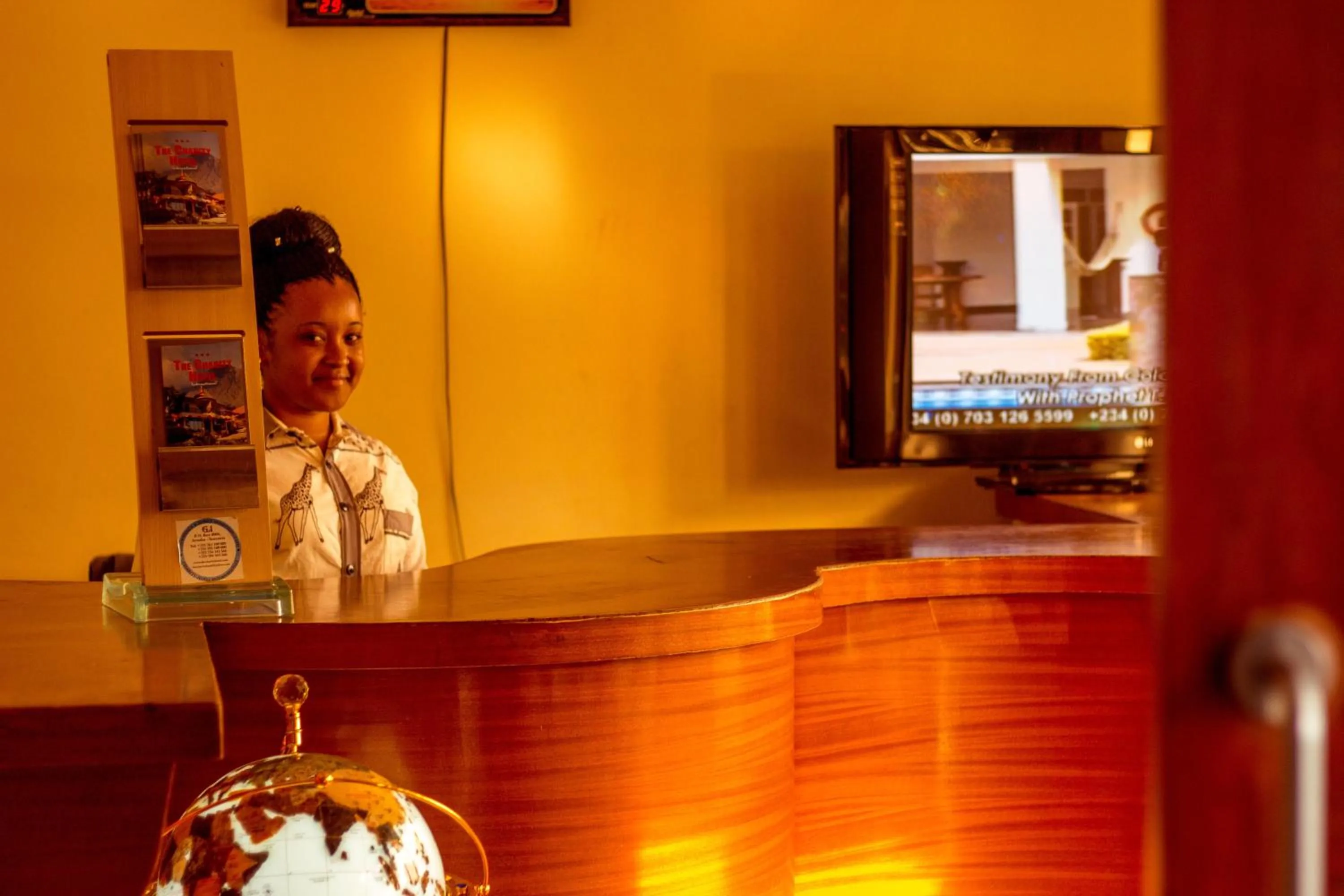 Lobby or reception in New Charity Hotel International