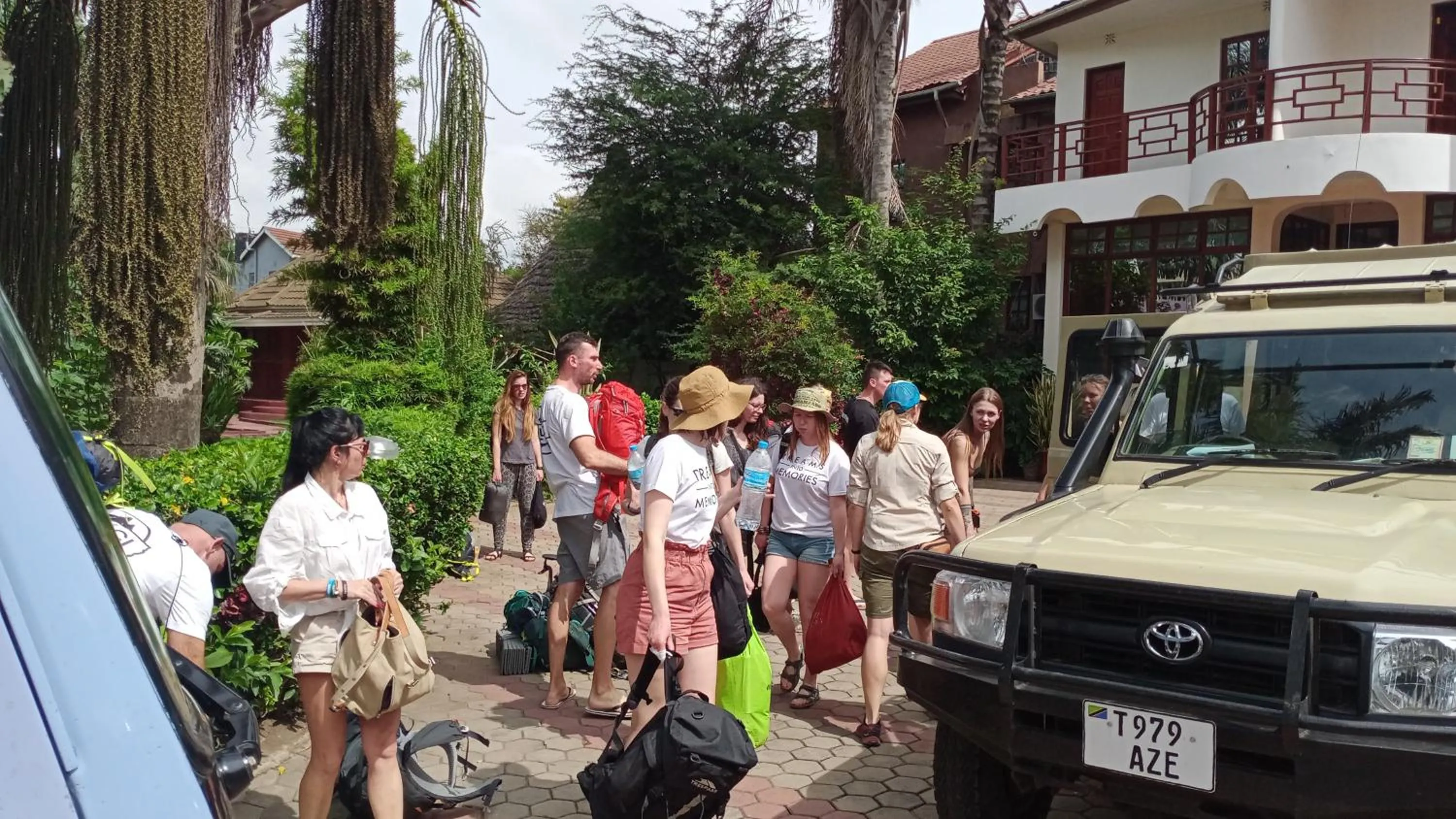 group of guests in New Charity Hotel International