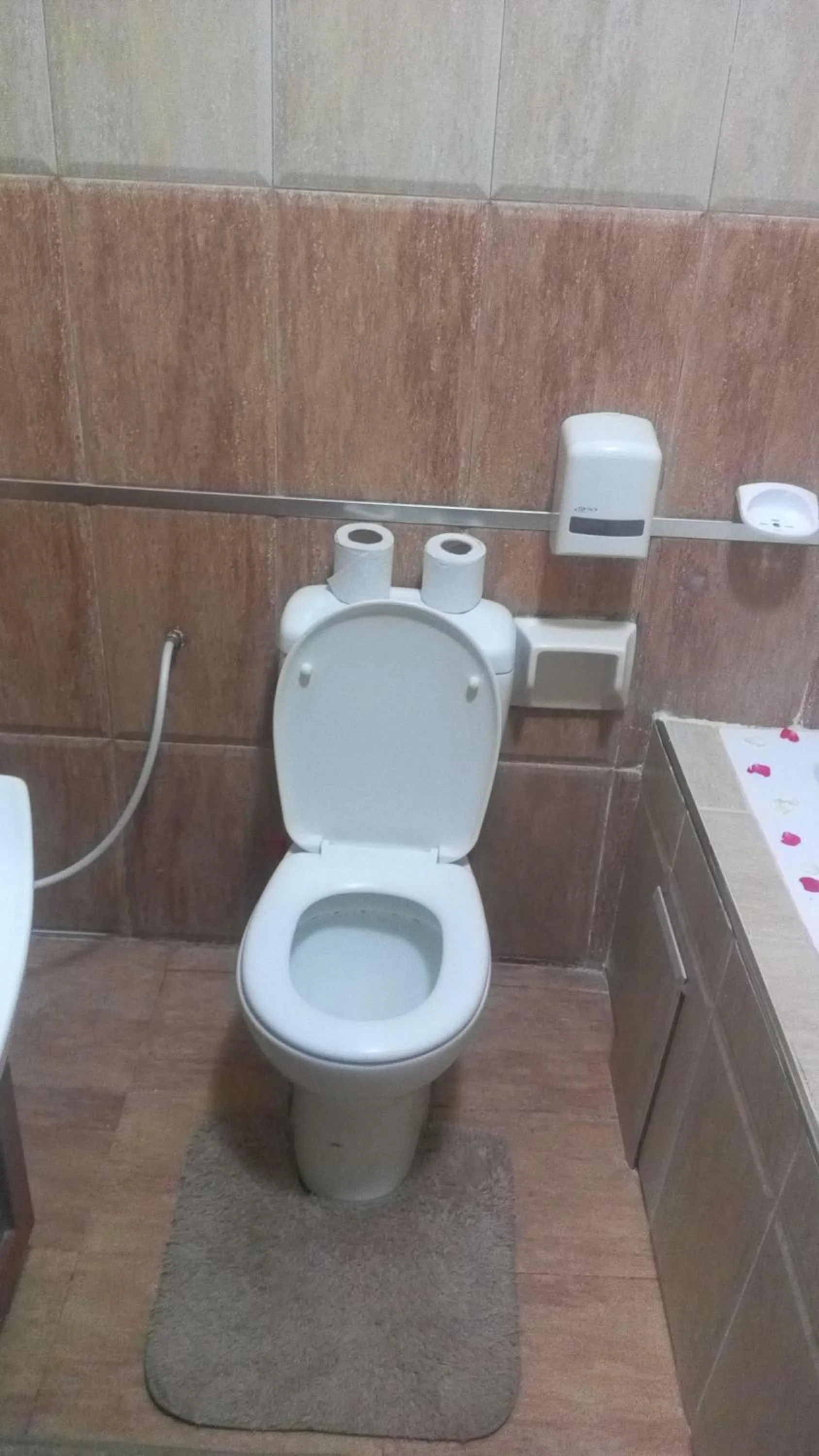 Bathroom in New Charity Hotel International