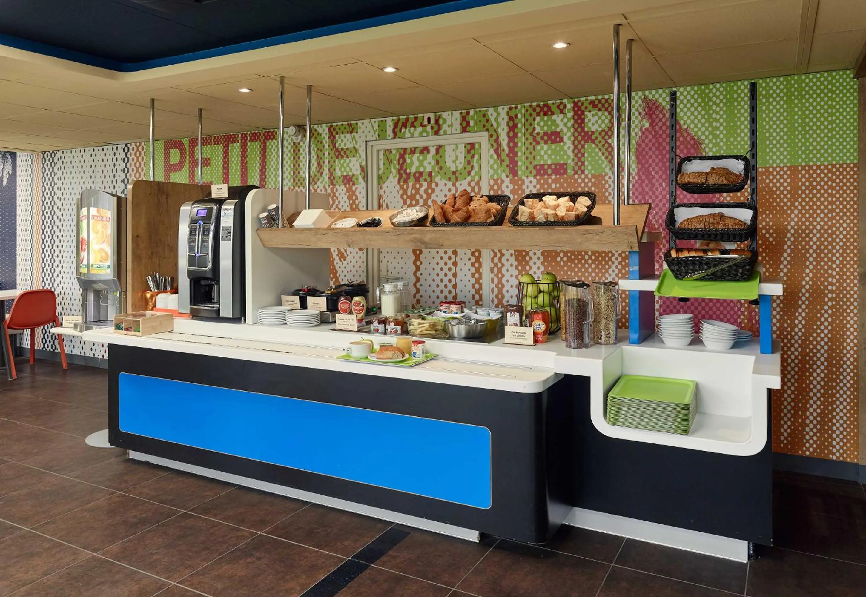 Buffet breakfast in B&B HOTEL Vitry-sur-Seine